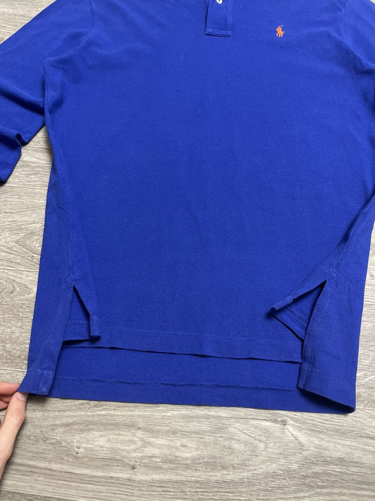 Polo Ralph Lauren Vintage Polo Ralph Lauren Blue Long Sleeve Polo Shirt Size US M / EU 48-50 / 2 - 6 Thumbnail