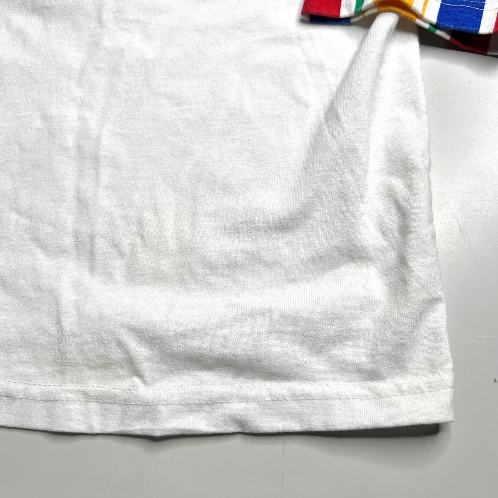 Vintage VINTAGE Cristina American Classic Hooded Long Sleeve Shirt L Mens White Striped Sleeves XL Size US L / EU 52-54 / 3 - 8 Thumbnail