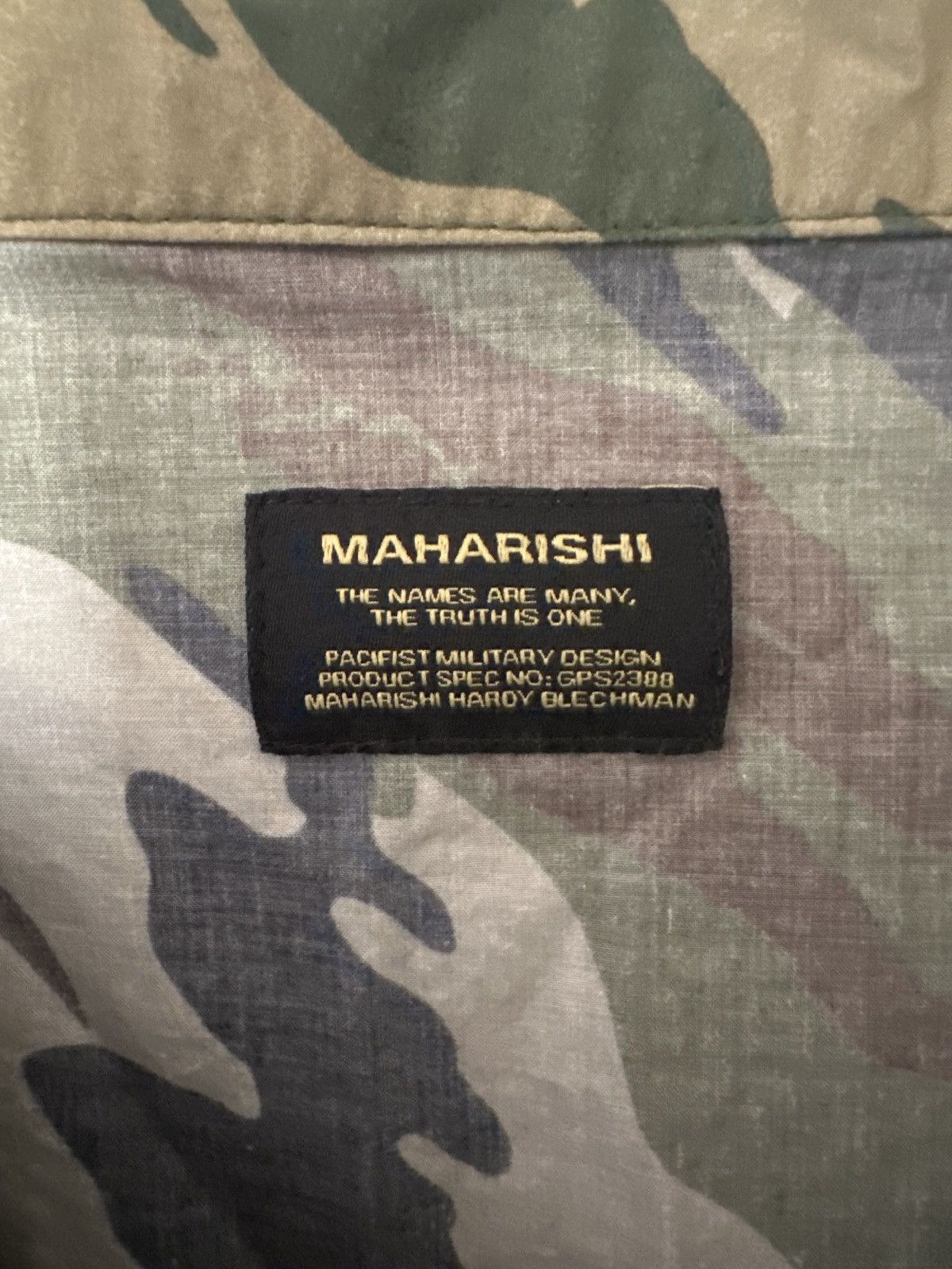 Maharishi Maharishi Bonsai Short Sleeve Shirt Size US XL / EU 56 / 4 - 2 Thumbnail