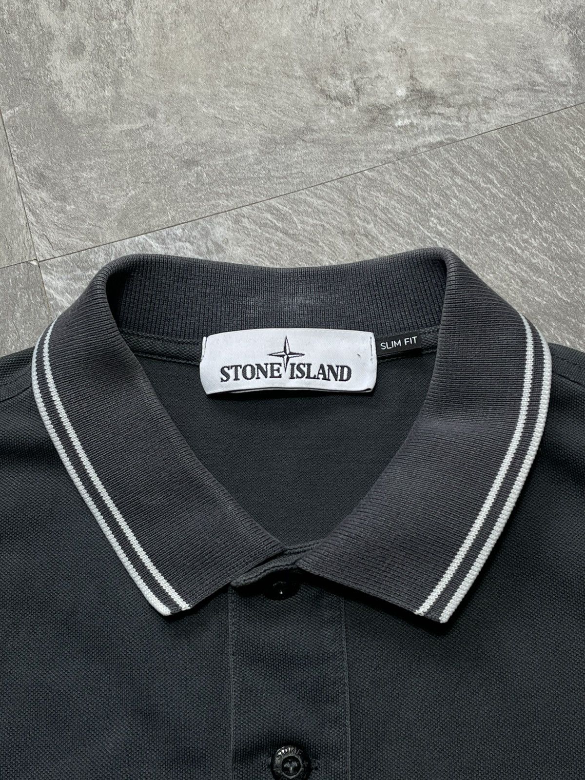 Stone Island Stone Island Polo Shirt Patch Program Men Size M Grey Size US M / EU 48-50 / 2 - 3 Thumbnail