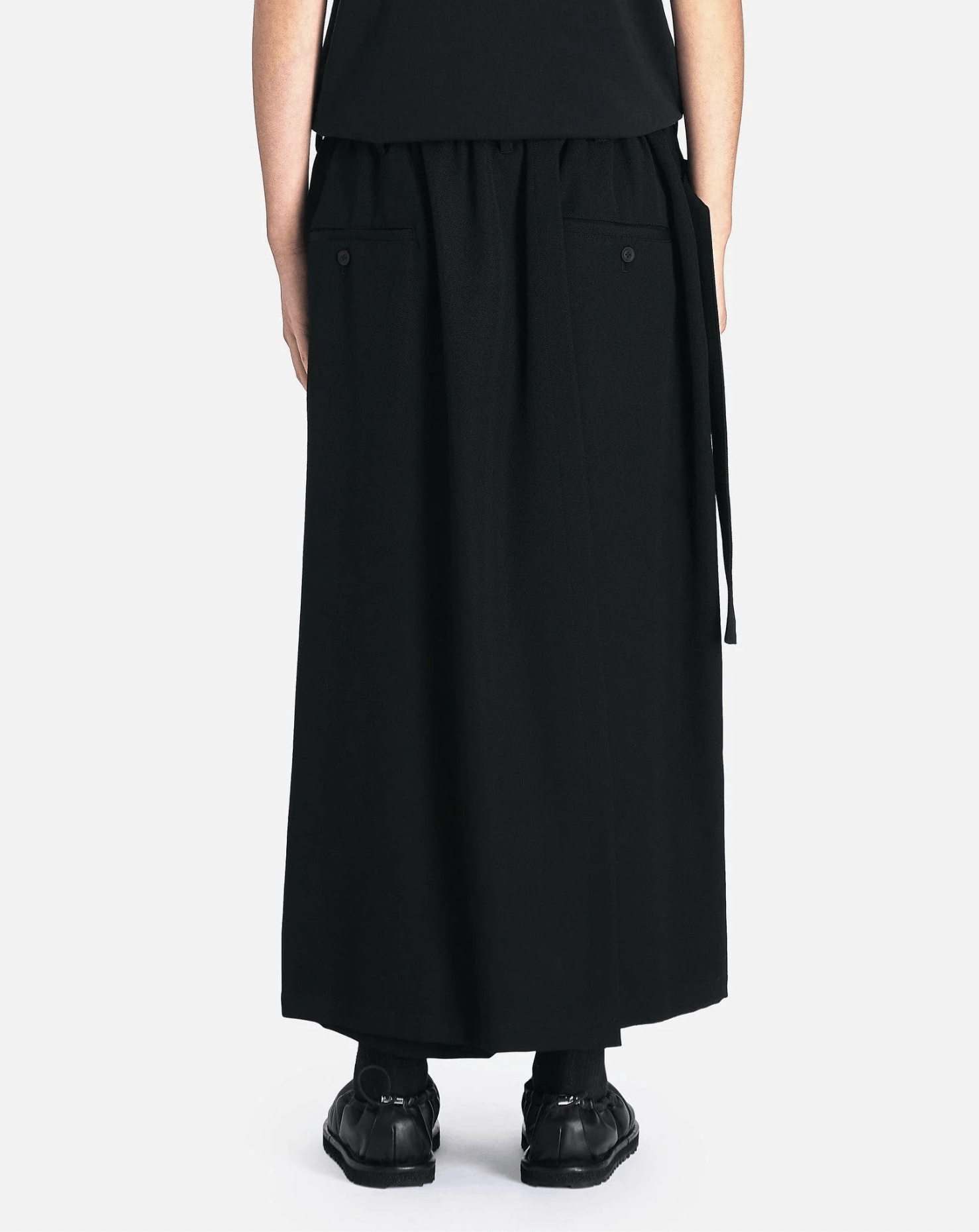 Yohji Yamamoto Yohji Yamamoto Pour Homme - Army Gabardine Wrap Pants Size US 30 / EU 46 - 4 Thumbnail