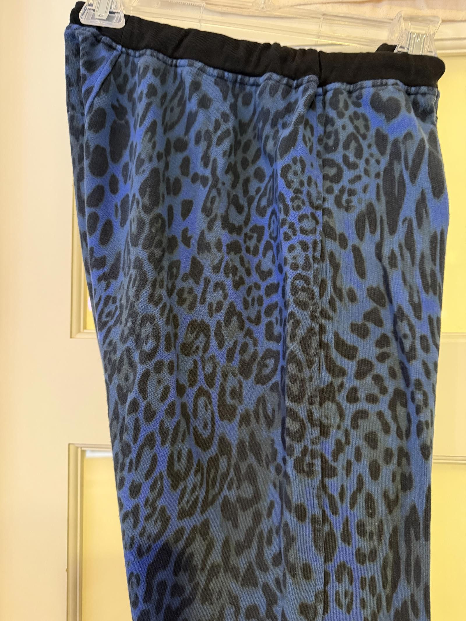 Other NWOT Happiness Sweatpants-Blue Cheetah Size 36" / US 14 / IT 50 - 8 Thumbnail