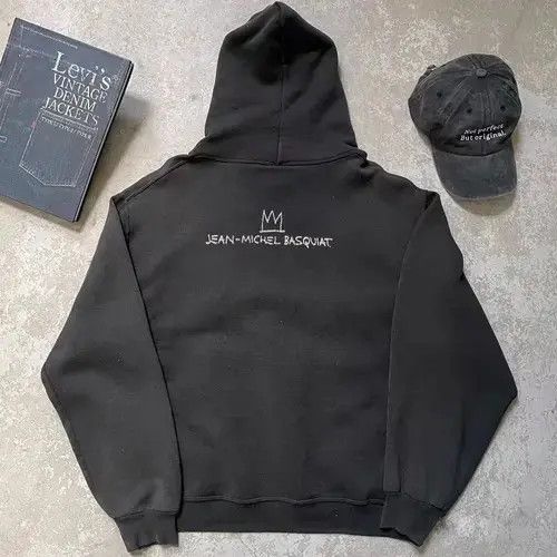 Other Black washed vintage mechanical cat print hoodie Size US L / EU 52-54 / 3 - 4 Thumbnail