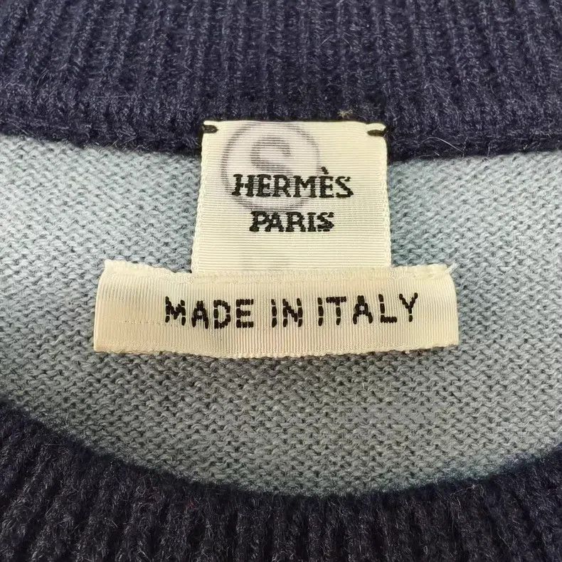 Hermes Hermes Oxford Green Plaid Jacquard Cashmere Sweater Size XXS / US 00 / IT 34 - 3 Thumbnail