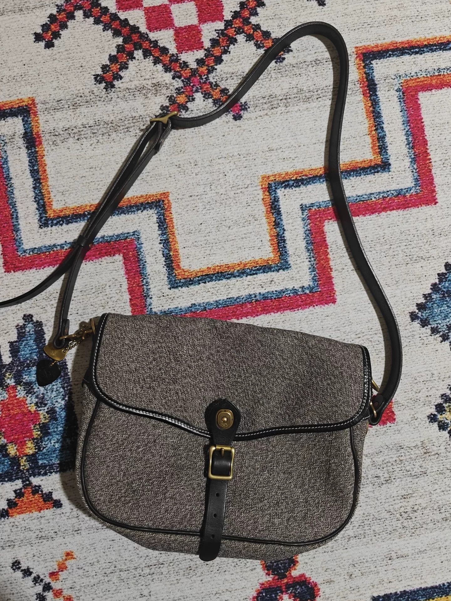 Vintage HK WORKSHOP Vintage Pepper Salt Messenger Bag Size ONE SIZE - 1 Thumbnail