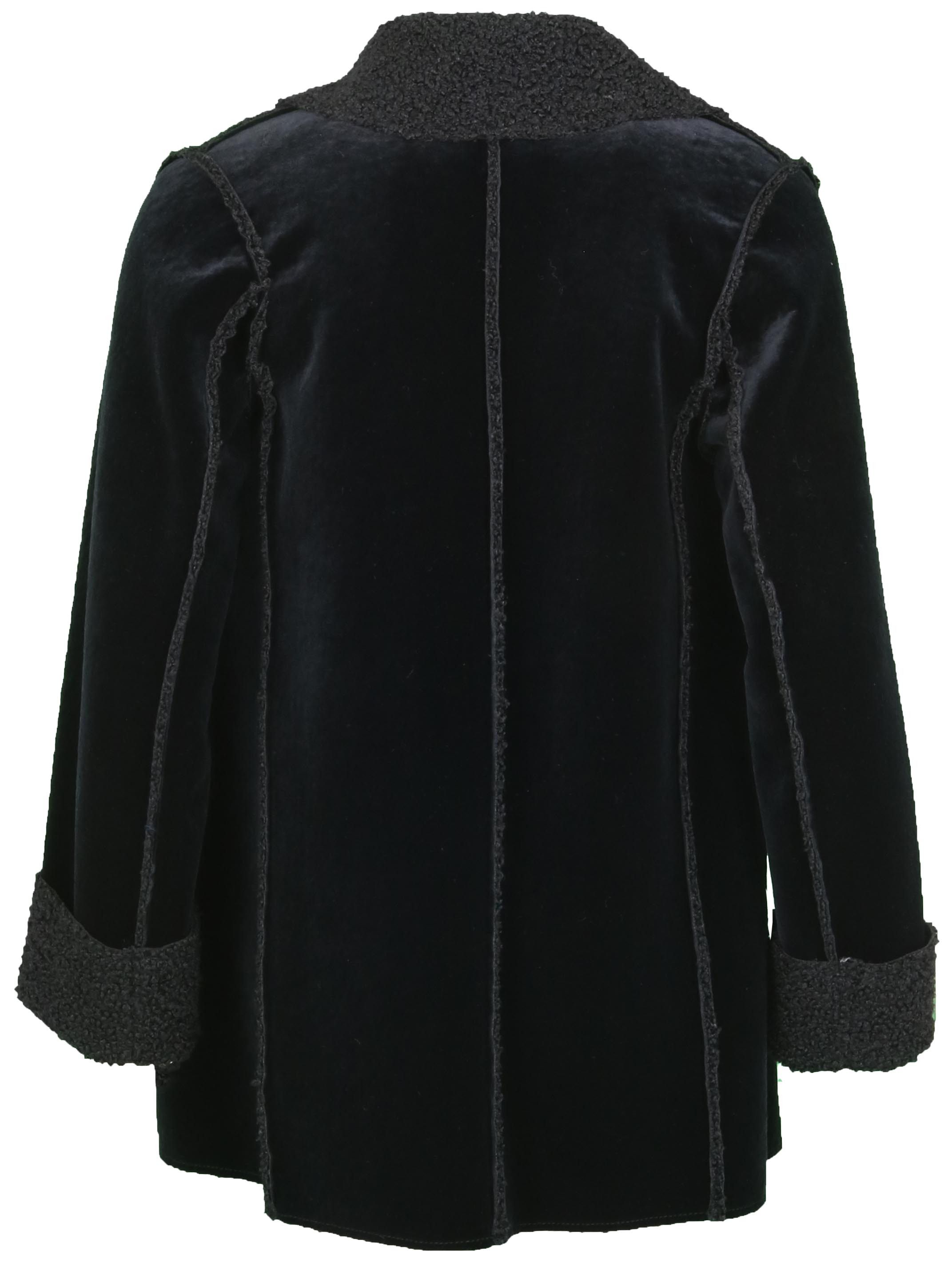 Annette Gortz ANNETTE GORTZ Glory Designer Black Coat Jacket Polyester Size M / US 6-8 / IT 42-44 - 2 Thumbnail