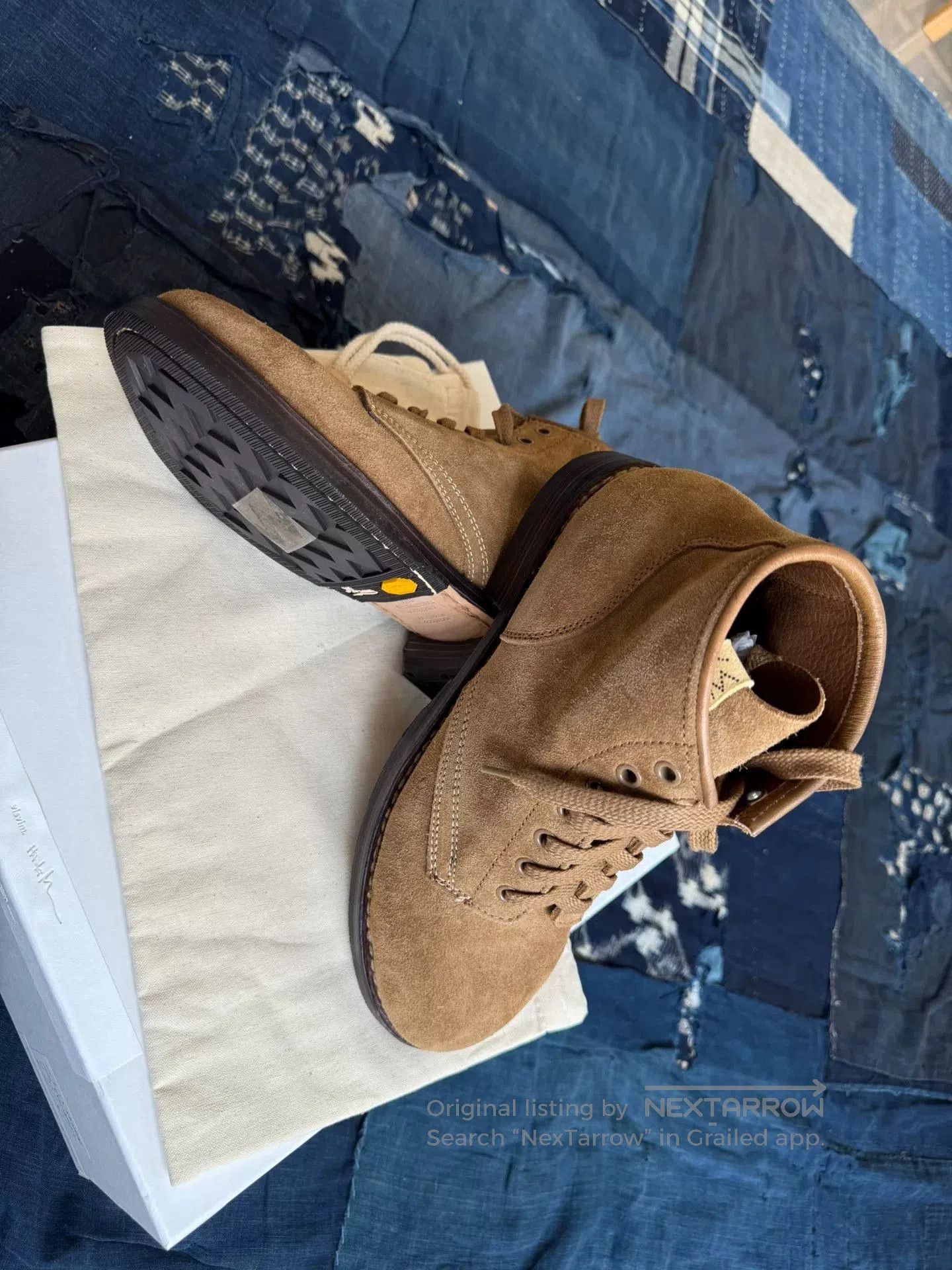 Visvim VISVIM Brigadier Boots-Folk in Beige. Size US 10 / EU 43 - 1 Thumbnail