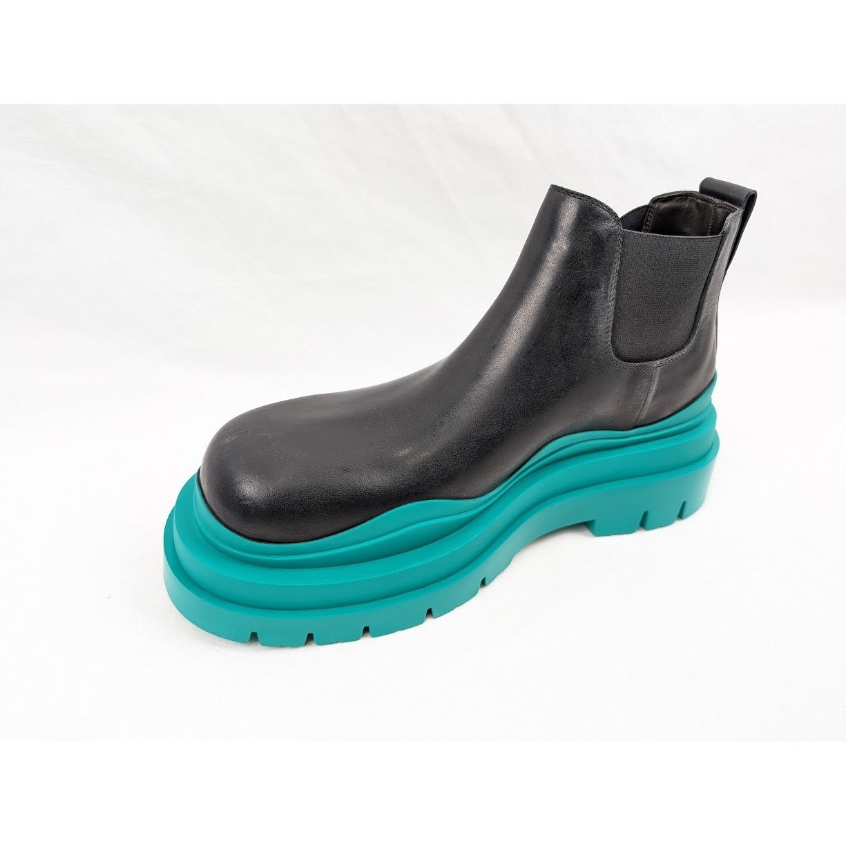 Bottega Veneta o1rshd1 Military Calf Tire Boots in Black 43.5 Size US 10.5 / EU 43-44 - 11 Thumbnail