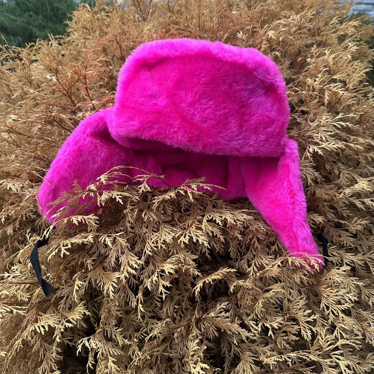 Issey Miyake Vintage Pink Ushanka Hat Cap Hype Trend Staff Pick Y2K 00s Size ONE SIZE - 11 Thumbnail