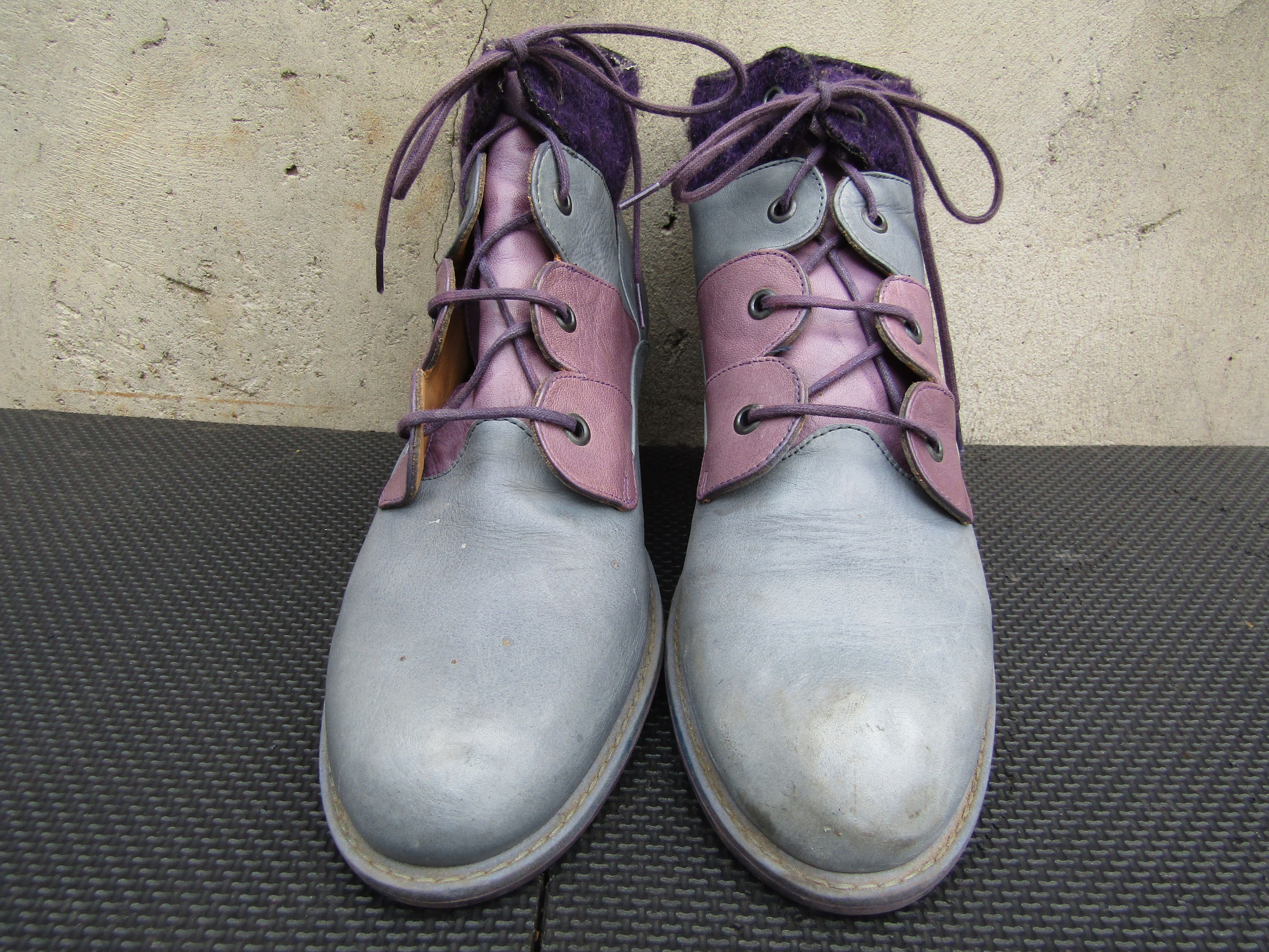 John Fluevog John Fluevog Multicolor leather Tatiana heel Lace up Size US 11 / IT 41 - 3 Thumbnail