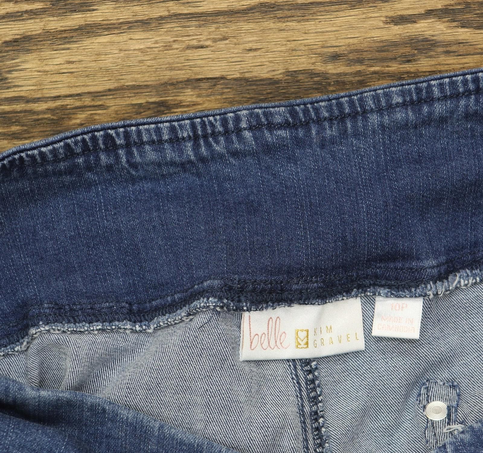 Other Belle By Kim Gravel Edge Ankle Jeans Rinse Wash Blue 10p Size 32" / US 10 / IT 46 - 3 Thumbnail