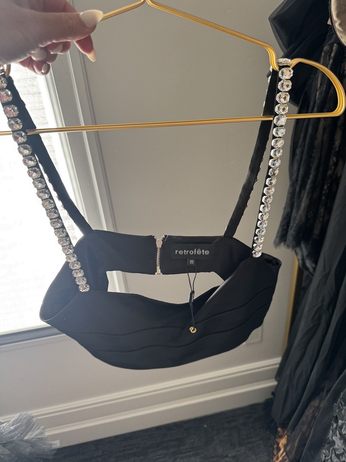 Retrofete Retrofete diamond bra top Size M / US 6-8 / IT 42-44 - 1 Preview