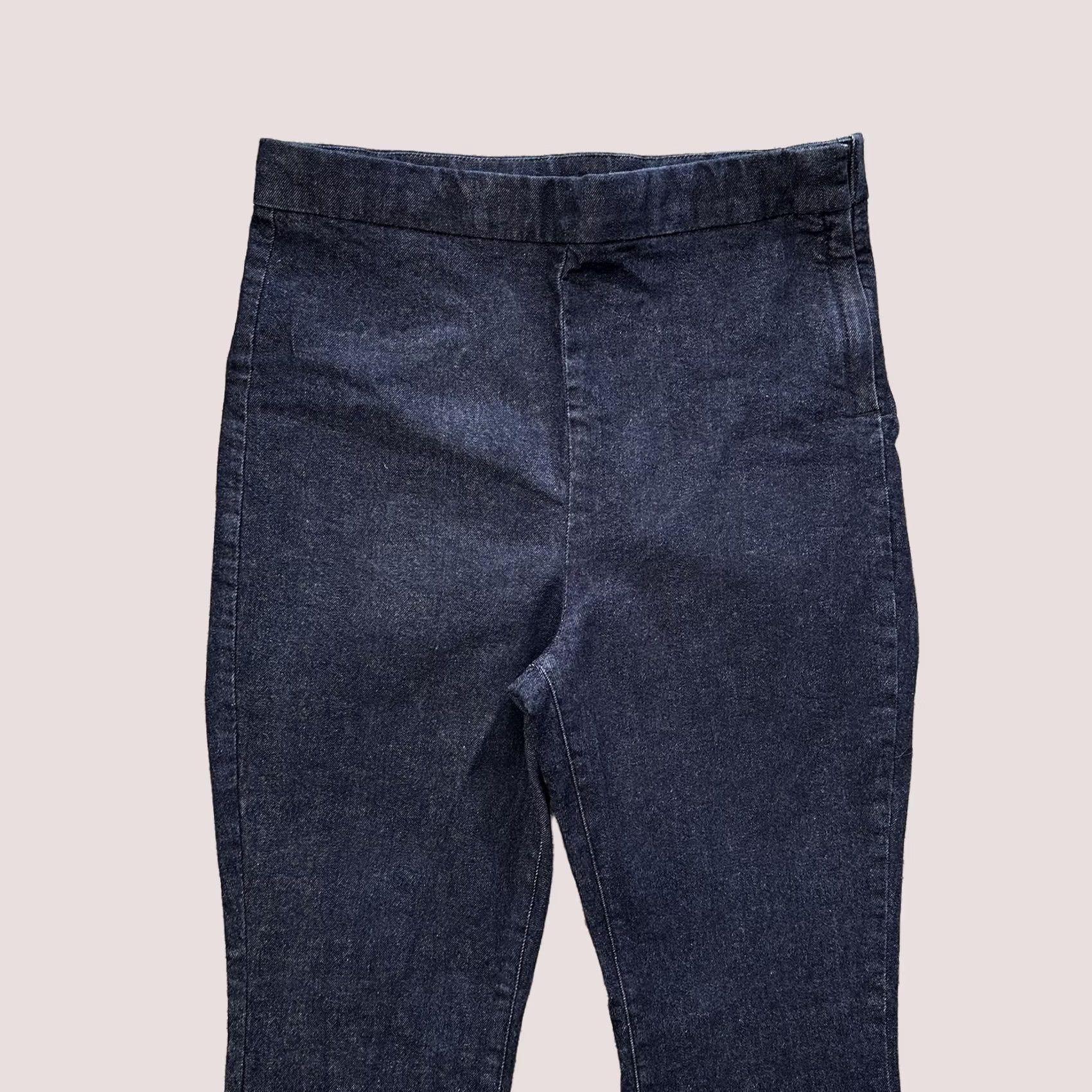 Gap VINTAGE Express Flare Denim Pants Womens 12R 31x32 Super High Rise Stretch Side Zip Size 24" / US 00 / IT 34 - 1 Thumbnail