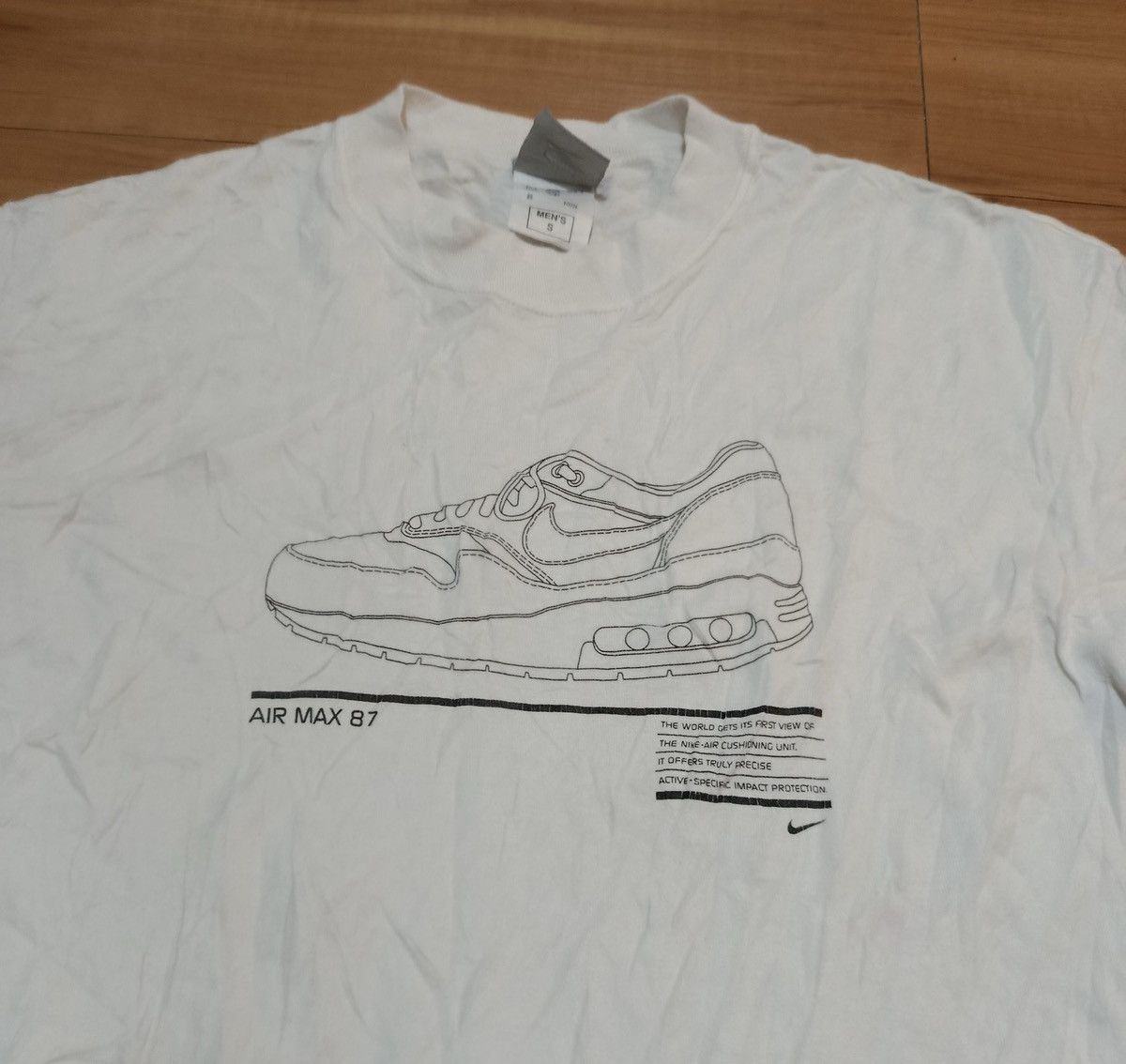 Nike Vintage nike air max 87 t-shirt Size US S / EU 44-46 / 1 - 1 Thumbnail