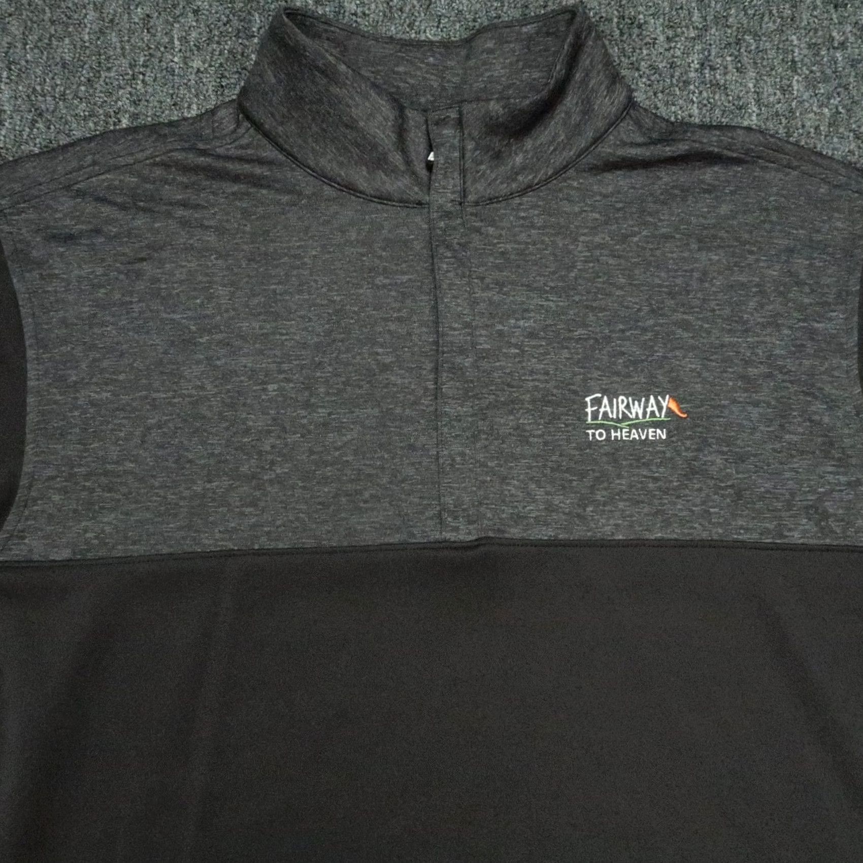 Footjoy FootJoy Pullover Mens L Gray Quarter Zip Performance Golf Fairway To Heaven Size US L / EU 52-54 / 3 - 2 Thumbnail