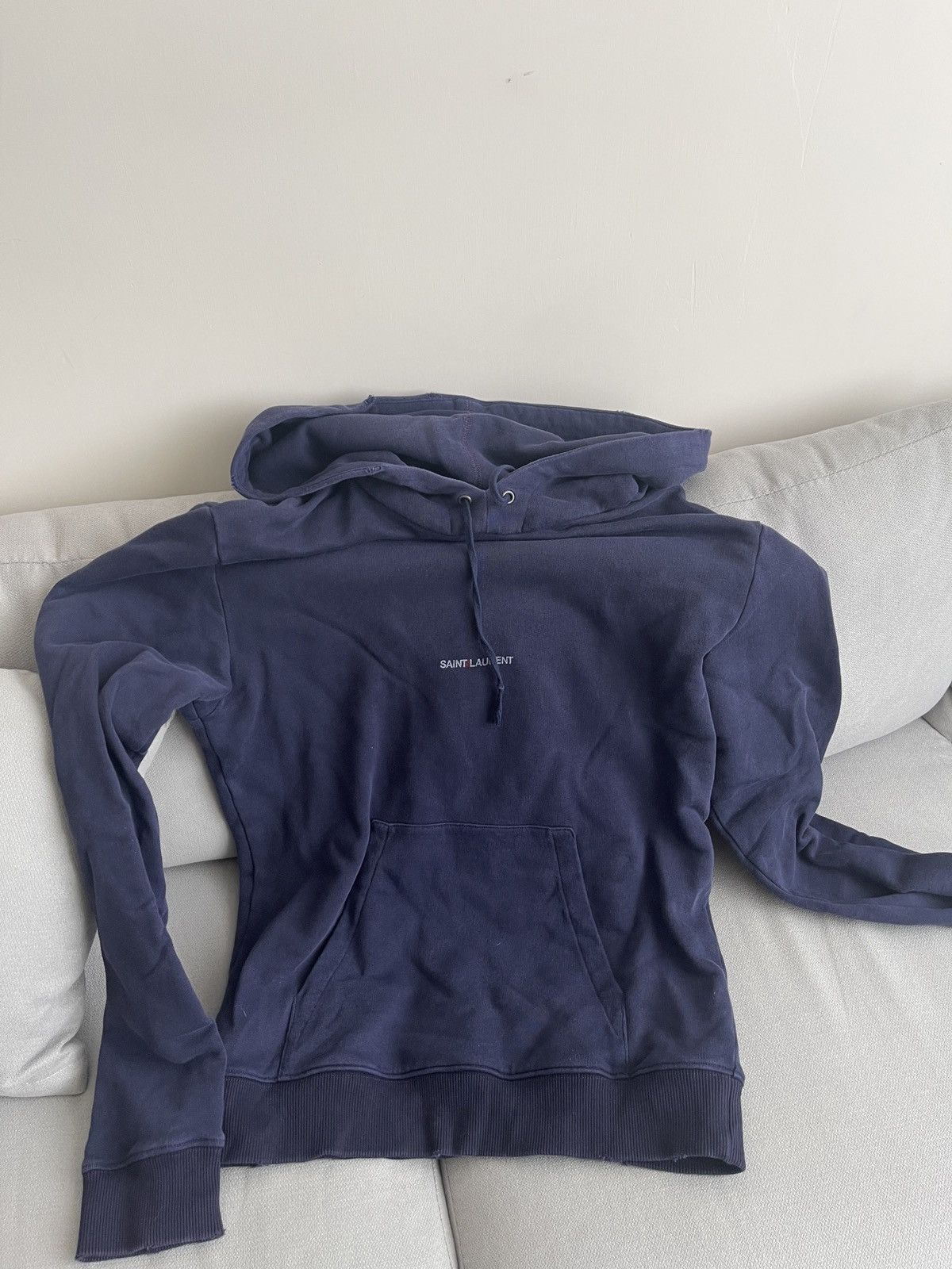 Saint Laurent Paris SAINT LAURENT LOGO HOODIE XS Size US XS / EU 42 / 0 - 2 Thumbnail