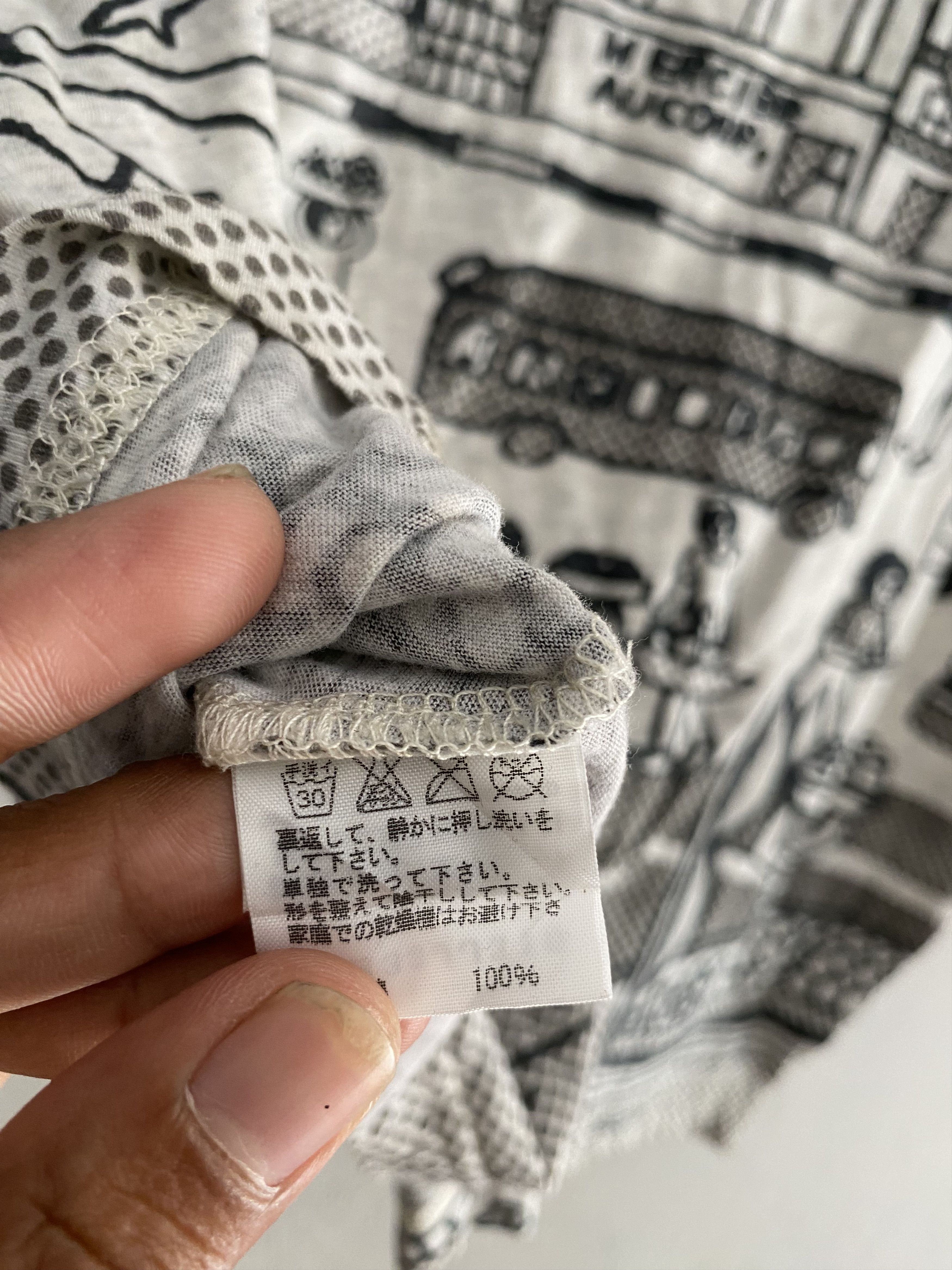 Japanese Brand × Vintage × mercibeaucoup Issey miyake Mercibeaucoup art all over print tee Size US M / EU 48-50 / 2 - 7 Thumbnail