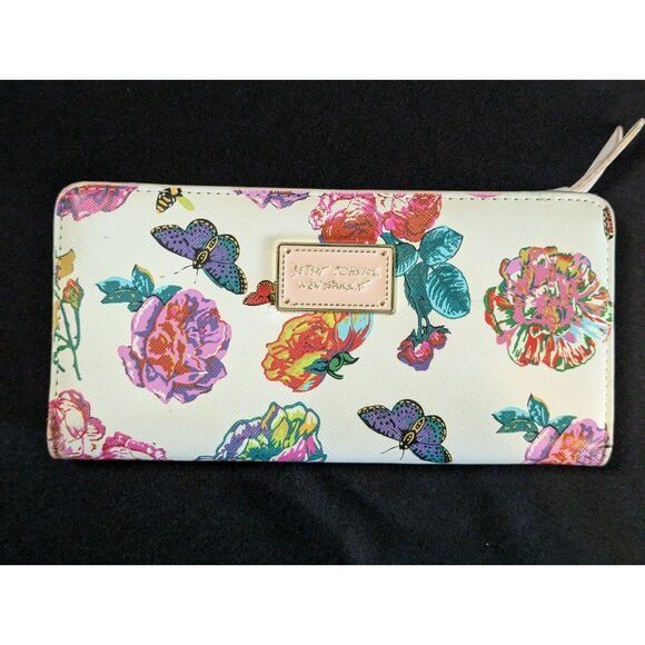 Betsey Johnson Betsey Johnson XOXO Floral Butterfly Wallet Size ONE SIZE - 1 Thumbnail