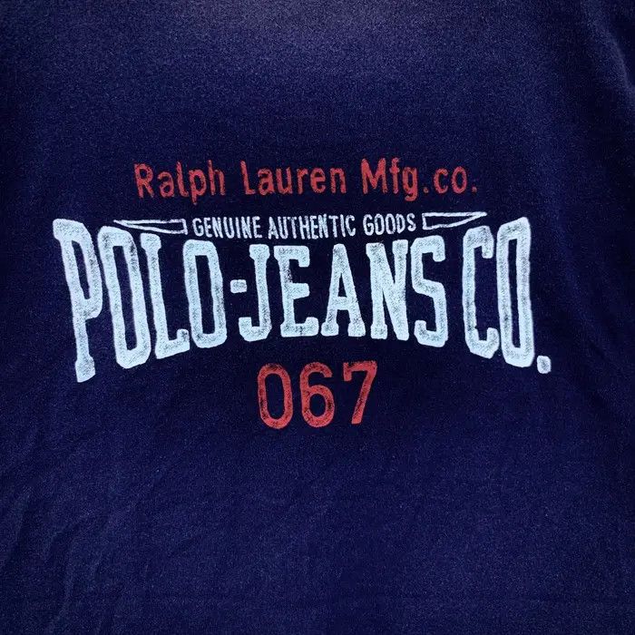 Ralph Lauren Vintage RALPH LAUREN Polo Jeans Sun Faded Tee Shirt Top Size US M / EU 48-50 / 2 - 5 Thumbnail