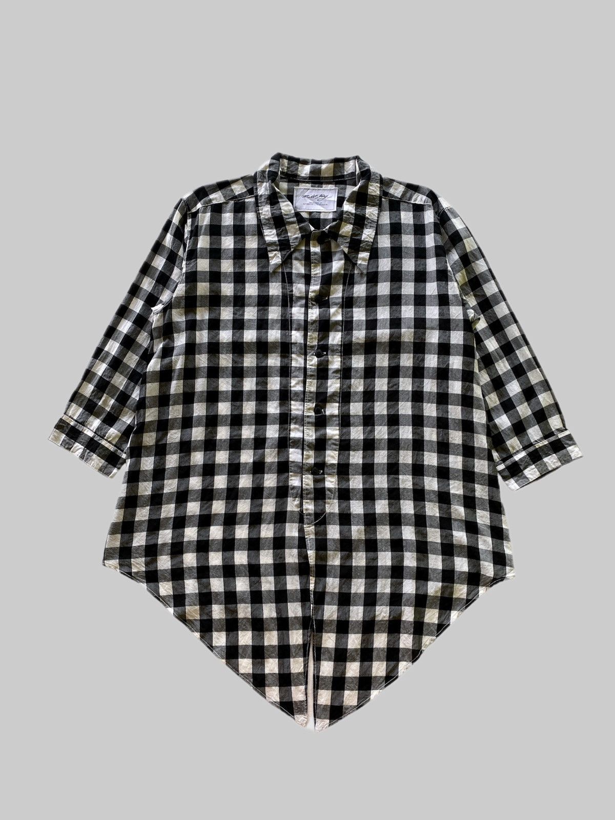 Vintage Seditionaries Milkboy Asymmetrical Checkered Shirt