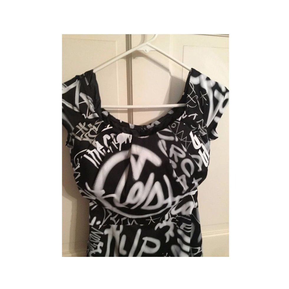 Moschino AW15 MOSCHINO COUTURE Jeremy Scott Puffy GRAFFITI DRESS Size S / US 4 / IT 40 - 3 Thumbnail