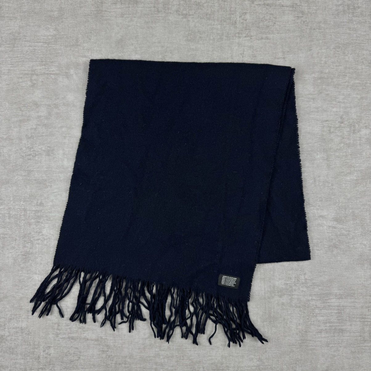 Other Cashmere Navy Scarf Size ONE SIZE - 1 Thumbnail