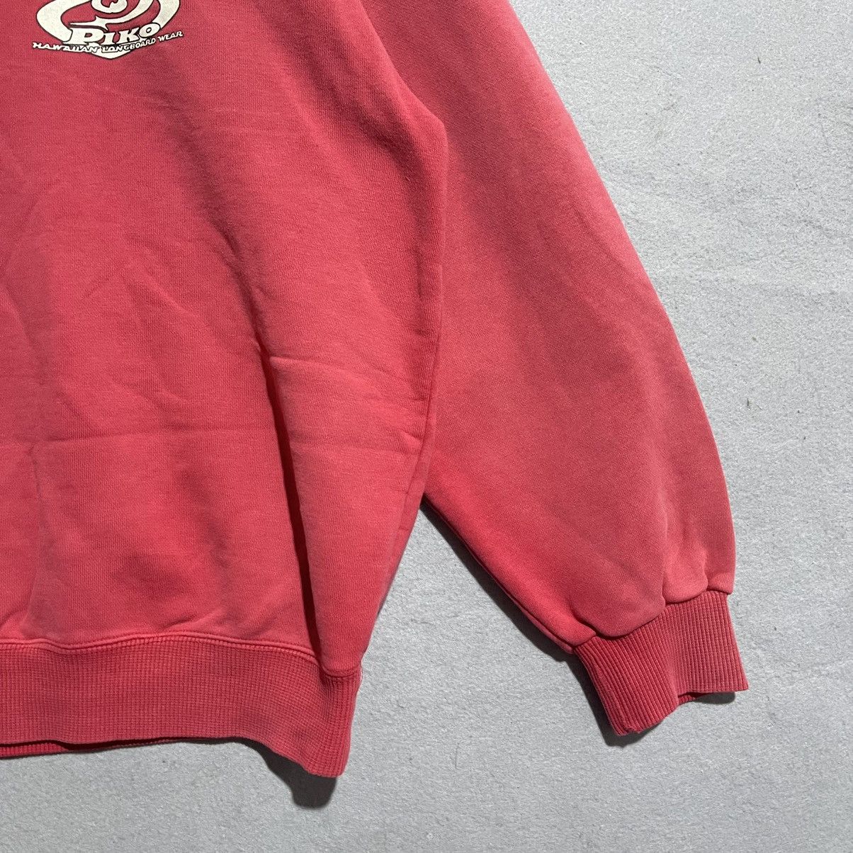 Vintage Vintage Piko Hawaiian Designed Wear Sweatshirt Red 90s Surf Size US XL / EU 56 / 4 - 6 Thumbnail