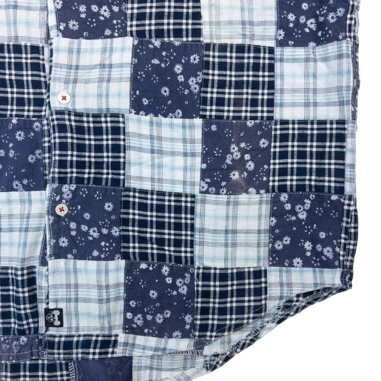 PPFM Vintage PPFM Patchwork Short Sleeve Button Up Shirt Size M Size US M / EU 48-50 / 2 - 5 Thumbnail