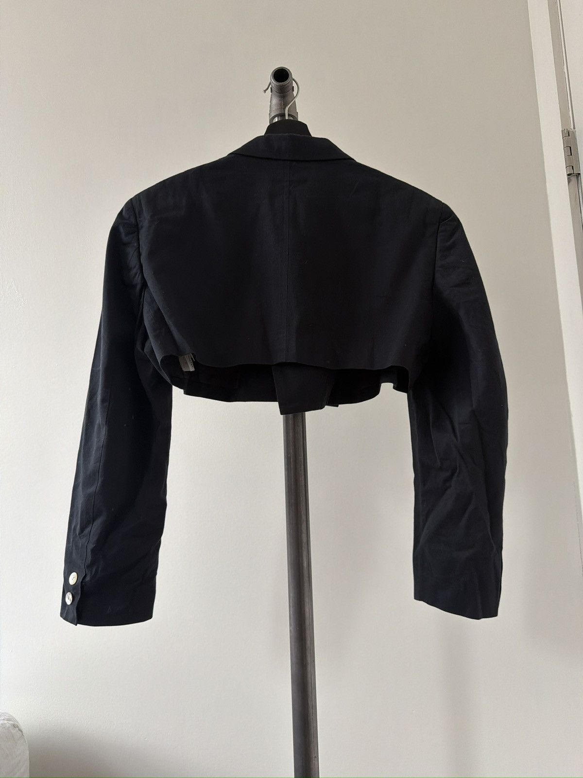 Tricot Comme des Garcons Double Breasted Cropped Blazer Size S / US 4 / IT 40 - 2 Thumbnail