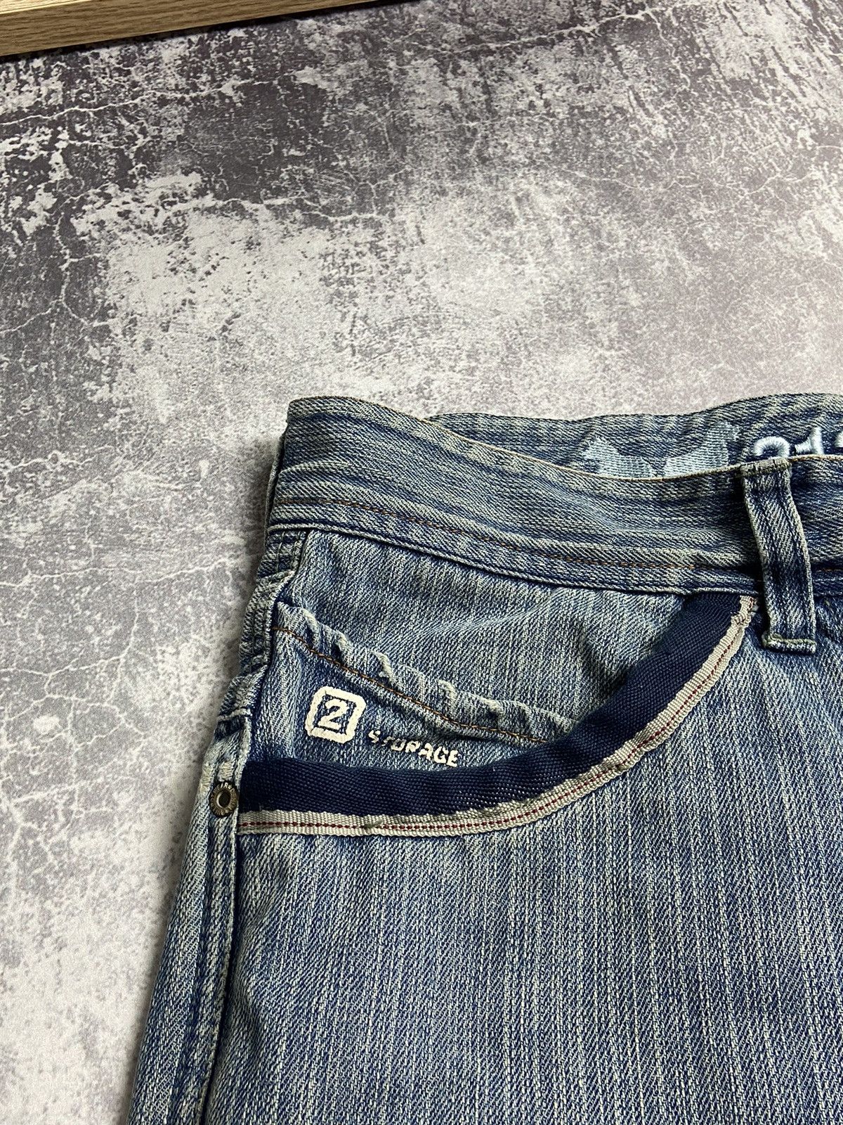 RARE Bullrot Wear Skaters Distressed Vintage Y2K Baggy Jeans