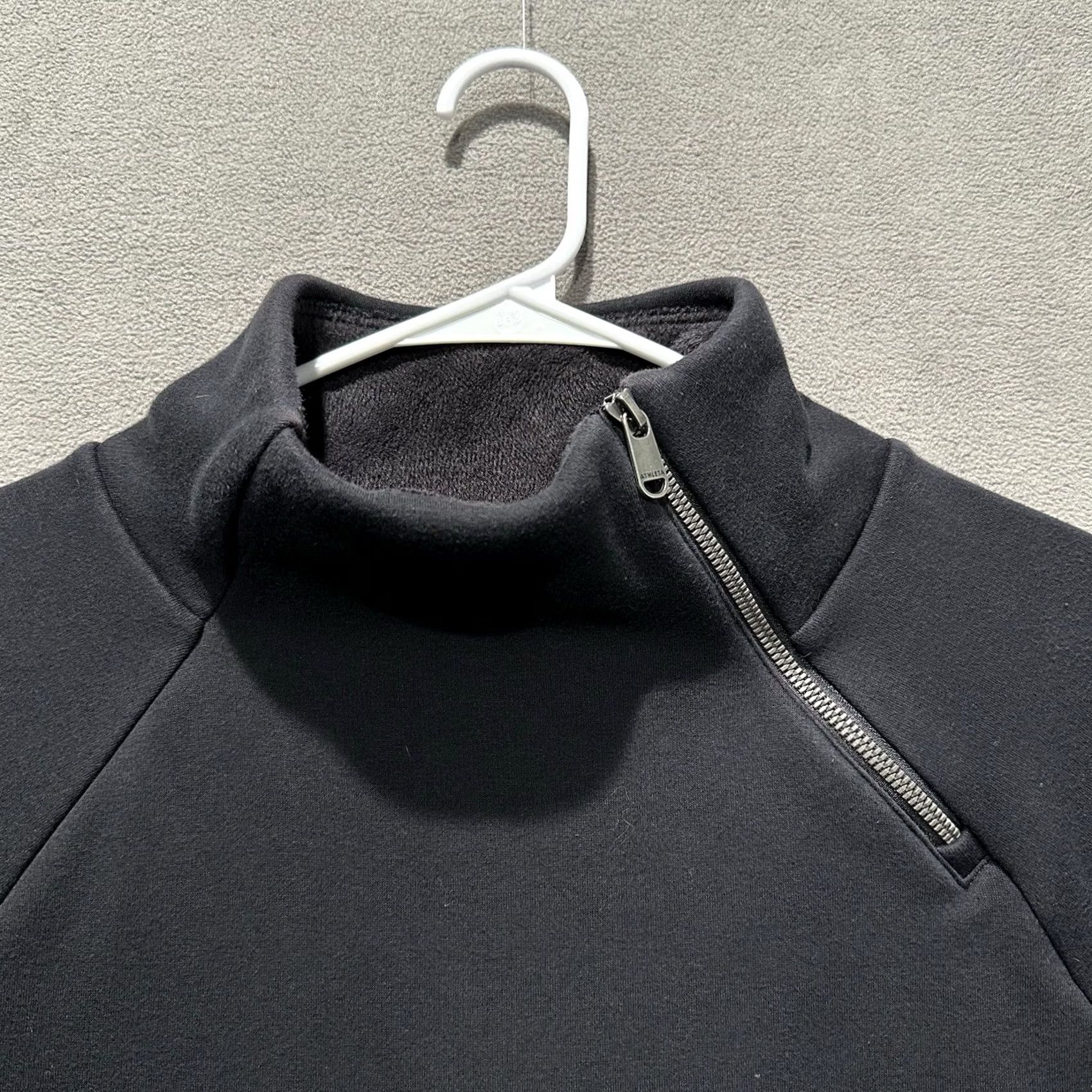 Athleta Athleta Sweatshirt Dress Womens XS Black Fleece Lined Cozy Karma GUC Size XS / US 0-2 / IT 36-38 - 3 Thumbnail