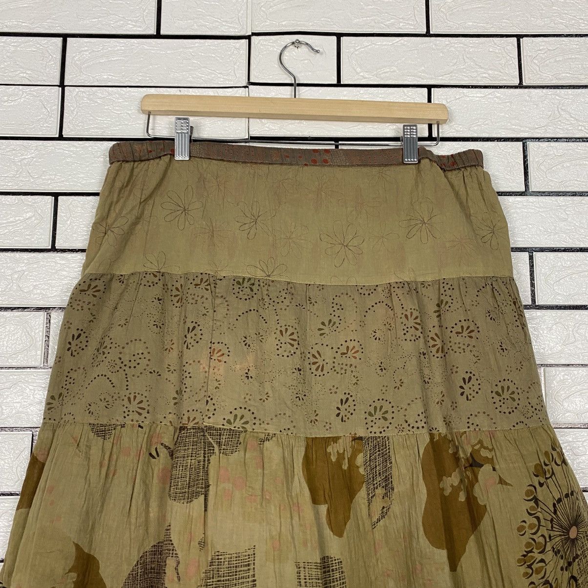 Japanese Brand 📌Vintage Long Skirt Full Print Design Unbranded Issey Miyake Size 32" / US 10 / IT 46 - 12 Thumbnail