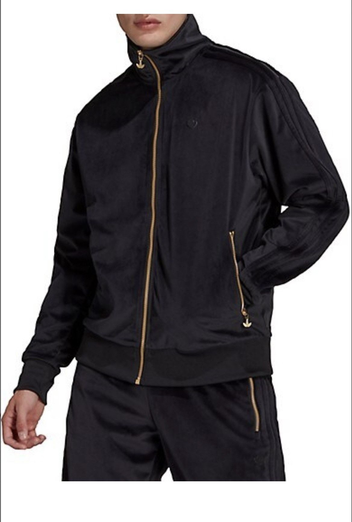 image of Adidas Originals Adicolor Velour Tracksuit New With Tags in Black, Men's (Size 2XL)