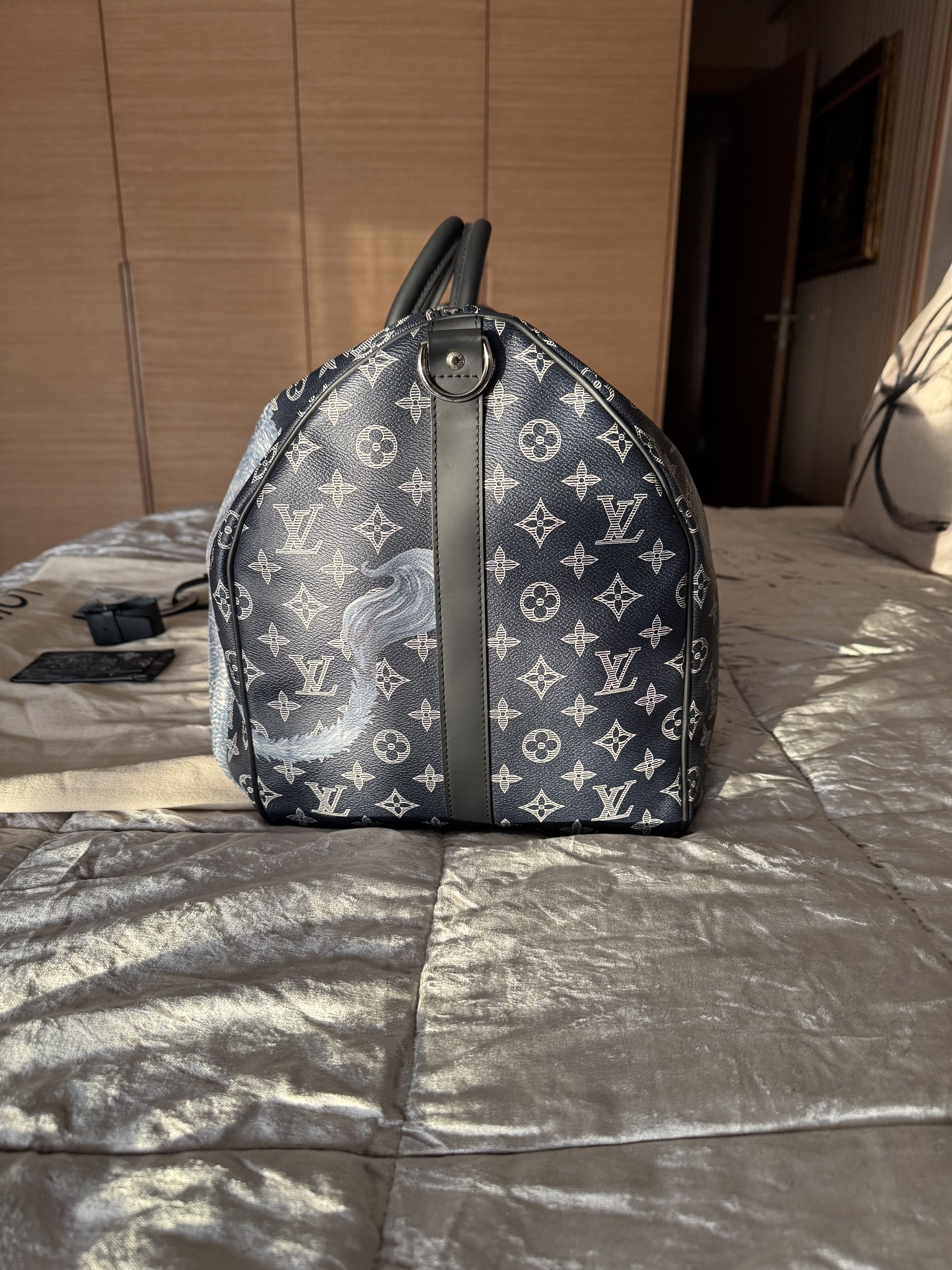 Louis Vuitton Louis Vuitton SS17 Chapman Collection Lion Keepall 55 Size ONE SIZE - 4 Thumbnail