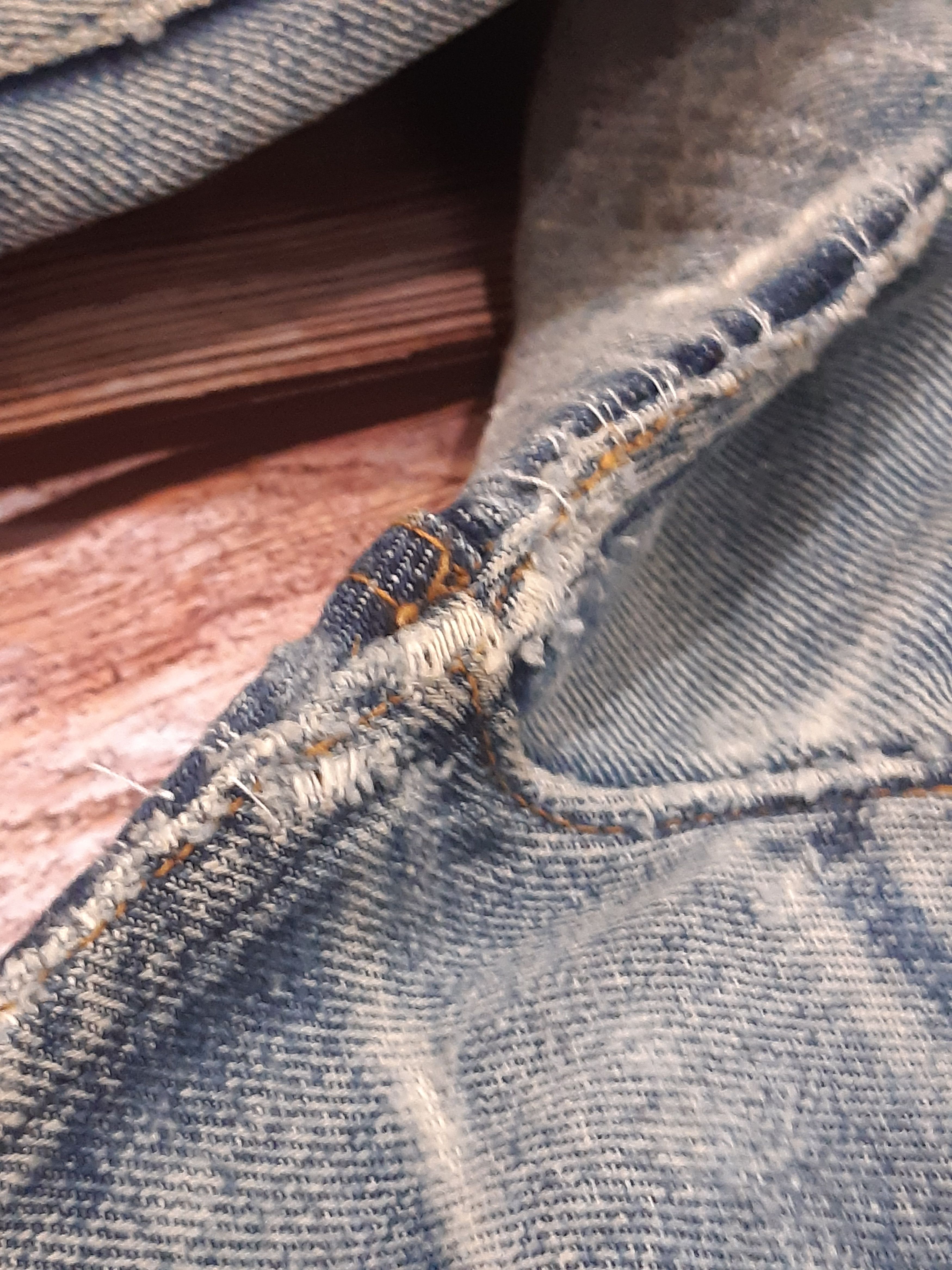 A.P.C. APC Jeans Patchworks Vintage Distressed Size US 31 - 15 Thumbnail
