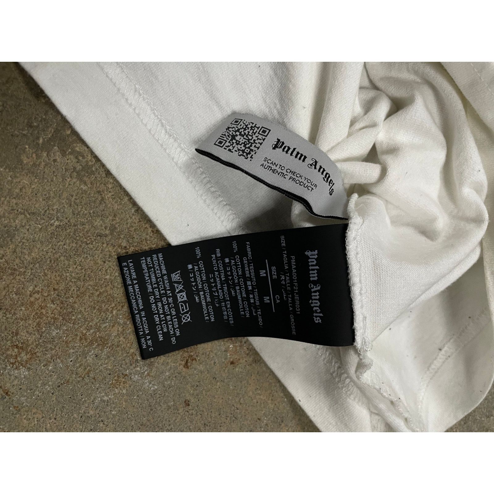 Palm Angels Palm Angels Missoni Tee White Used Small Size US S / EU 44-46 / 1 - 3 Thumbnail