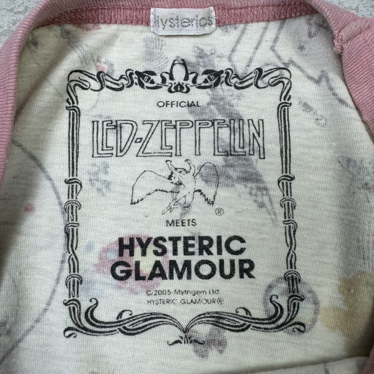 Hysteric Glamour × Led Zeppelin 2005 Hysteric Glamour x Led Zeppelin Band Tee Size S / US 4 / IT 40 - 9 Thumbnail