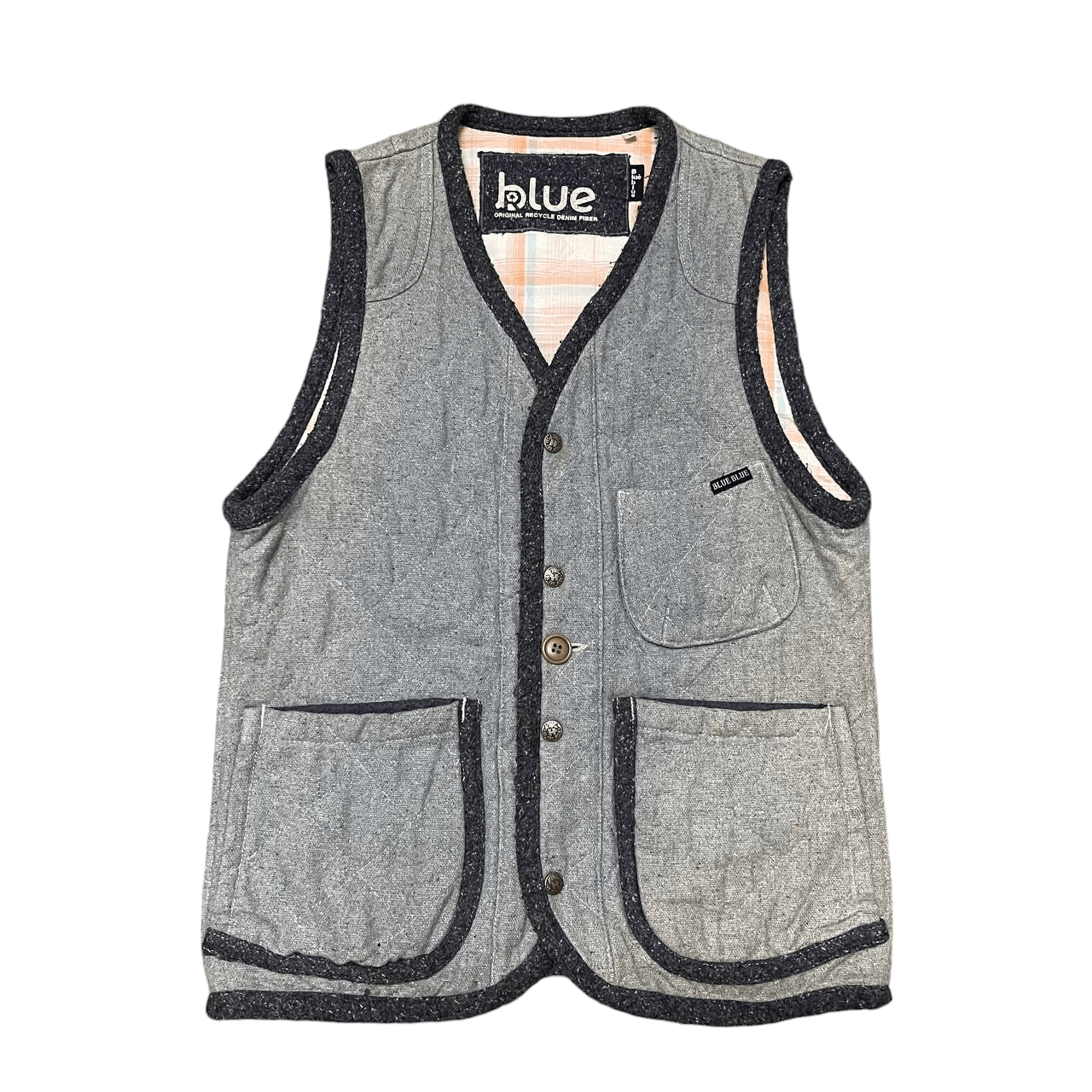 Blue Blue Japan Vintage Blue Blue Japan Vest Size US M / EU 48-50 / 2 - 1 Thumbnail