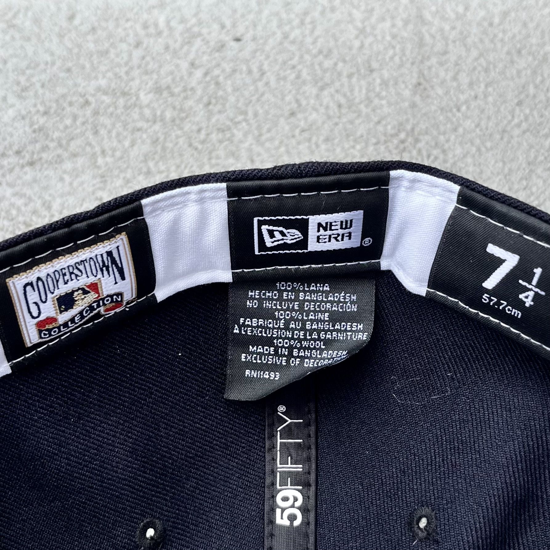 Hat Club × MyFitteds × New Era New York Yankees 2000 ASG Patch Wool Fitted Hat 7 1/4 Size ONE SIZE - 6 Thumbnail