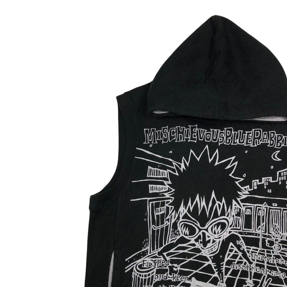 Japanese Brand 🔥SLEEVELESS TANKTOP HOODIE MISCHIEVOUS BIG LOGO PUNK STYLE Size US M / EU 48-50 / 2 - 9 Thumbnail