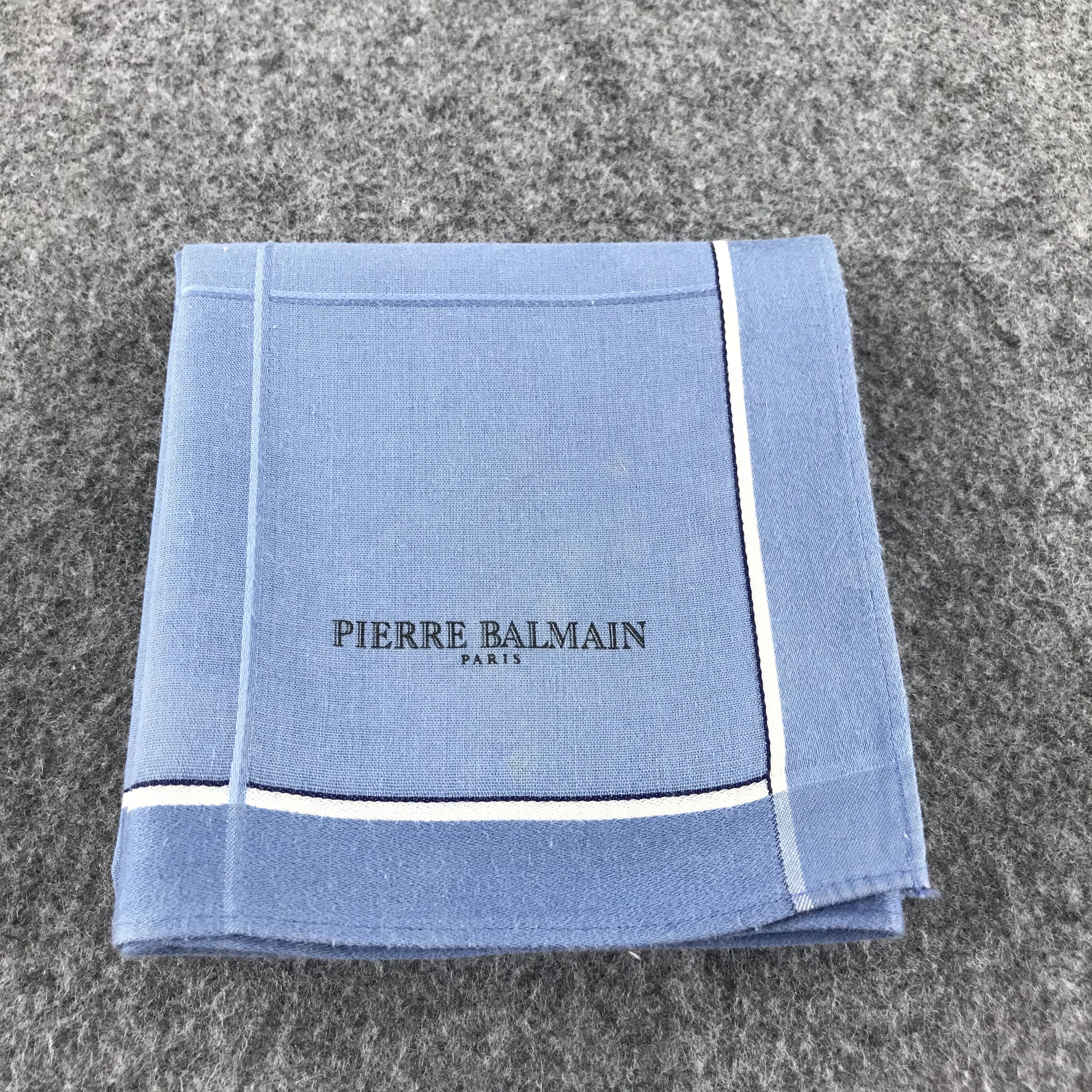 Pierre Balmain × Vintage Pierre Balmain Handkerchief Neckerchief Bandana H150 Size ONE SIZE - 8 Thumbnail