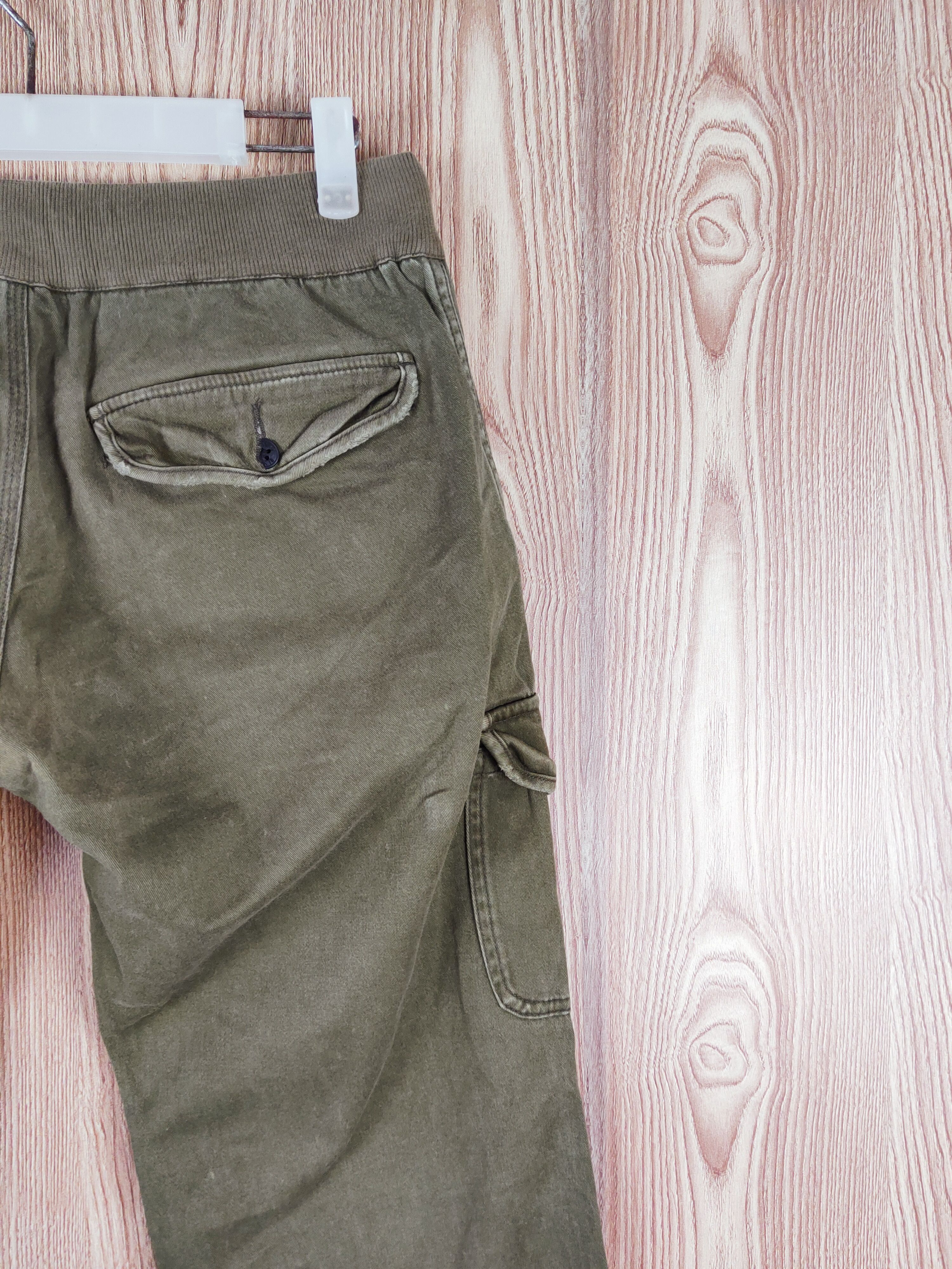 Japanese Brand Russell Athletic Olive Multipocket Cargo Pants #W194 Size US 31 - 11 Thumbnail