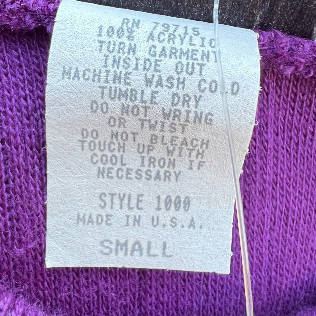 Vintage Kelly Stevens Vintage Purple Ribbed Mock Neck Long Sleeve Sw Size S / US 4 / IT 40 - 6 Thumbnail