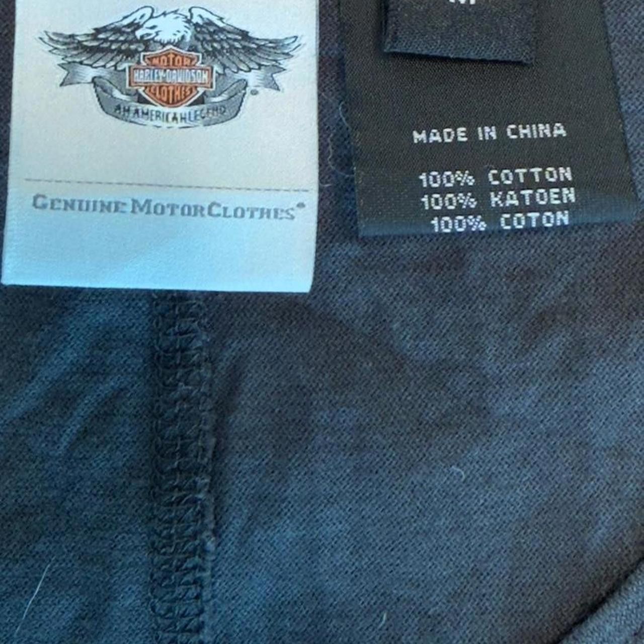 Harley Davidson Harley Davidson Women's black grey T-shirts Size ONE SIZE - 4 Thumbnail