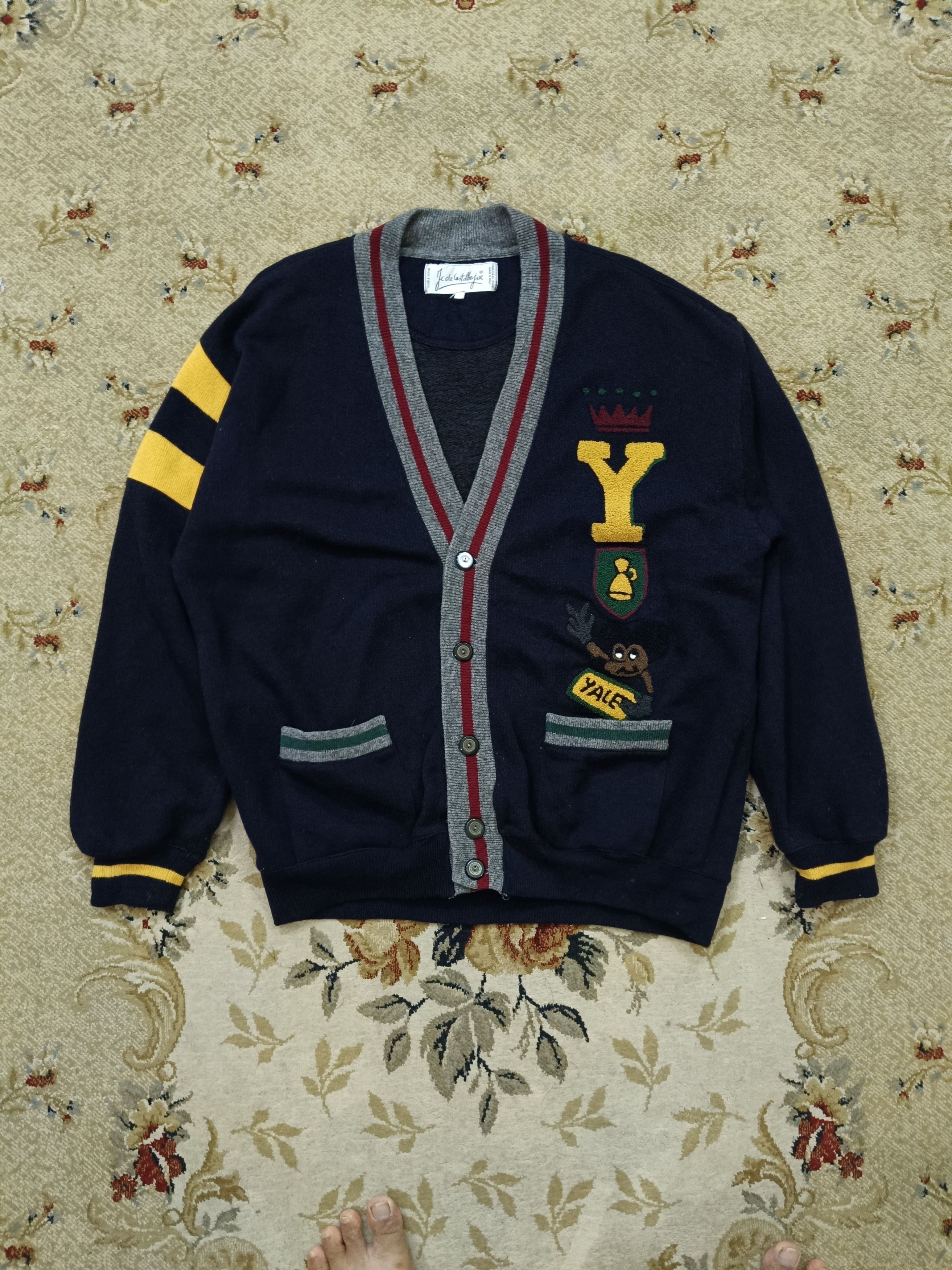 Jean Charles De Castelbajac Lama Wool Cardigan Size US M / EU 48-50 / 2 - 1 Thumbnail