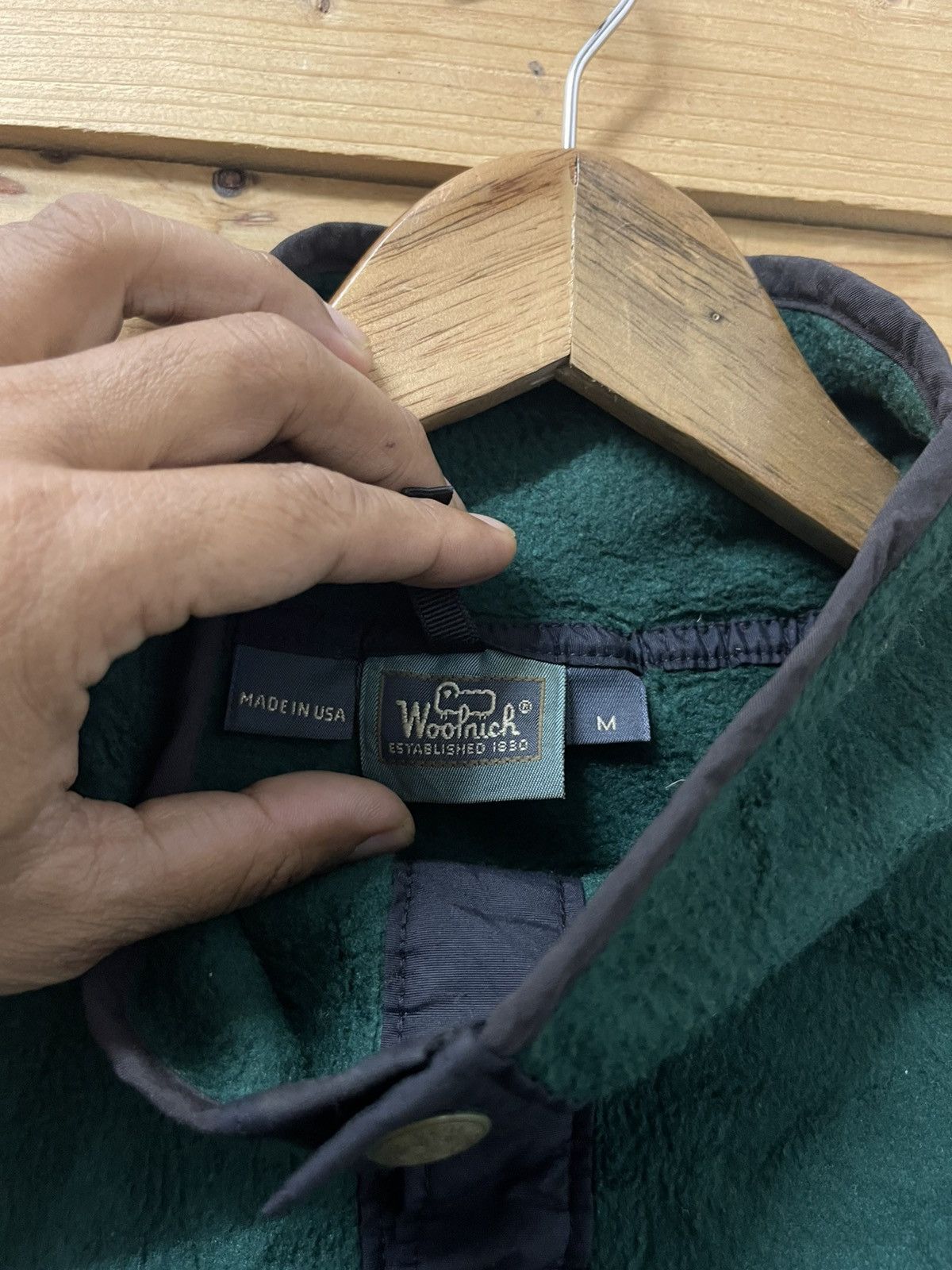 Vintage Vintage woolrich sweater fleece half button Size US M / EU 48-50 / 2 - 5 Thumbnail