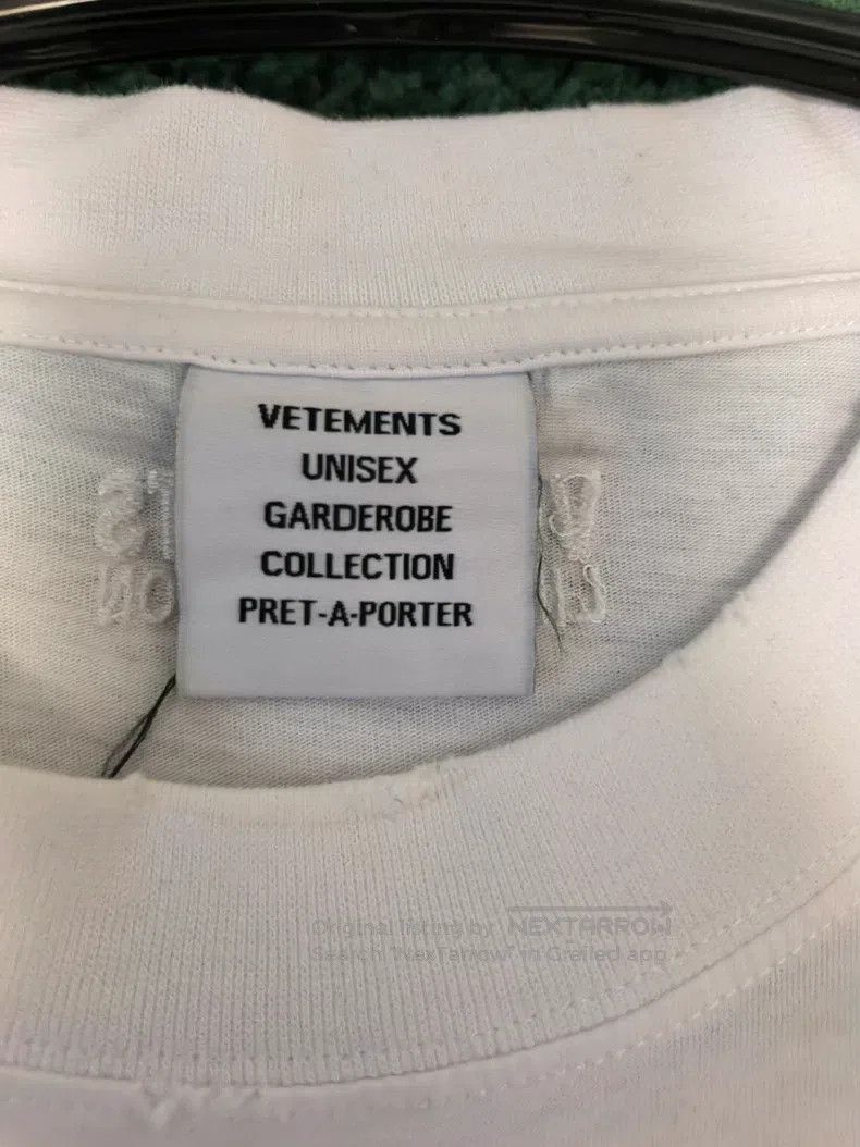 Vetements Vetements White Short Sleeve XS Size US XS / EU 42 / 0 - 2 Thumbnail