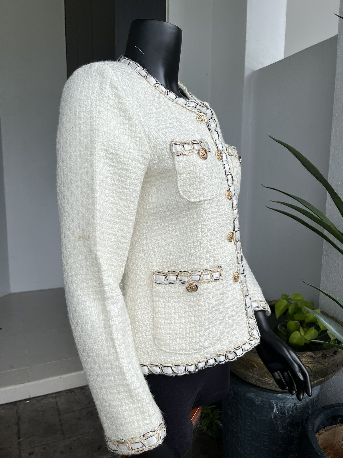 Other Vintage Tweed Blazer Coat Style Korean JC&PC Size XL / US 12-14 / IT 48-50 - 5 Thumbnail