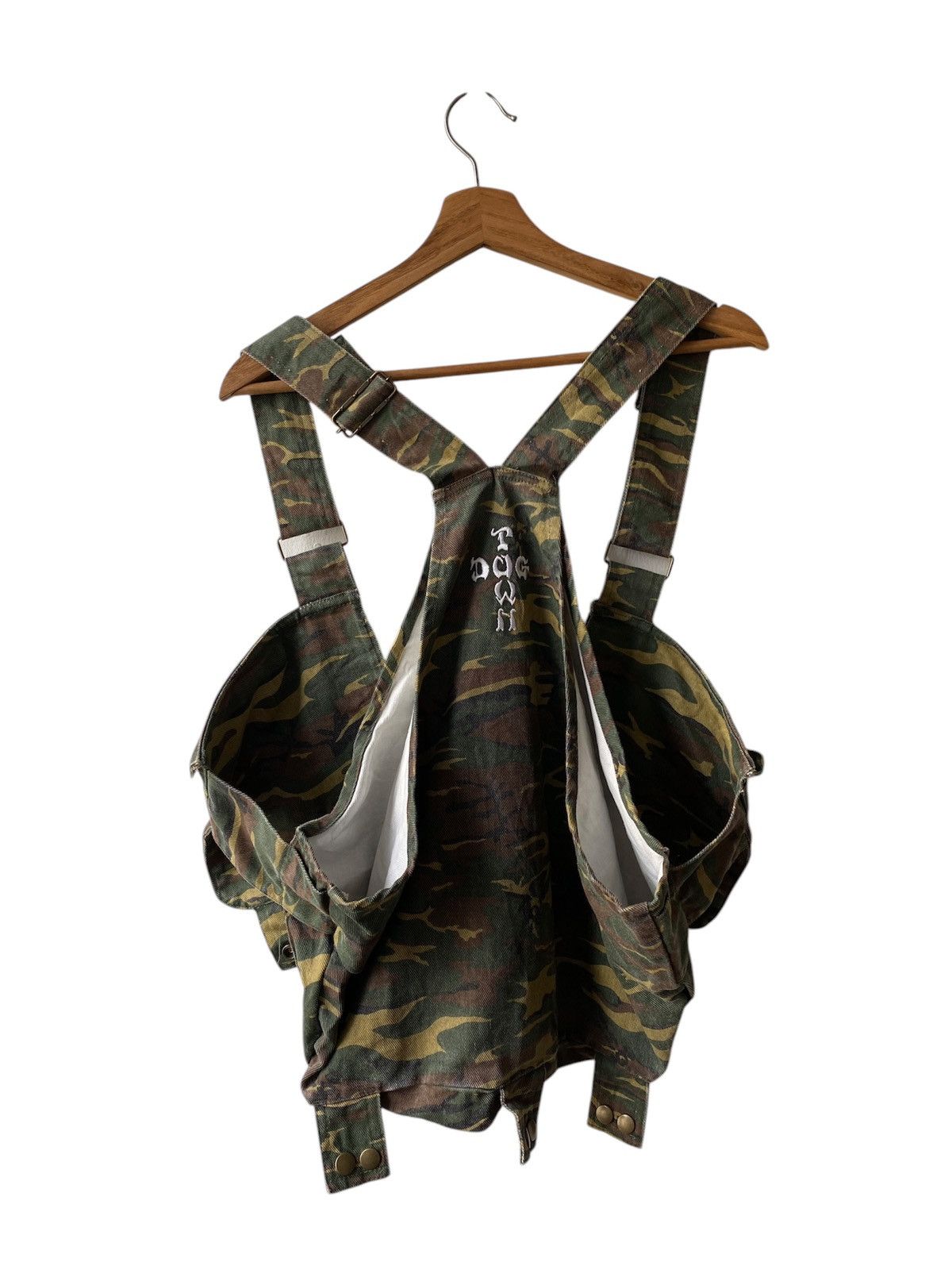 Dogtown × Vintage Vintage 90’s Dogtown Camo Tactical Vest Size US M / EU 48-50 / 2 - 2 Thumbnail