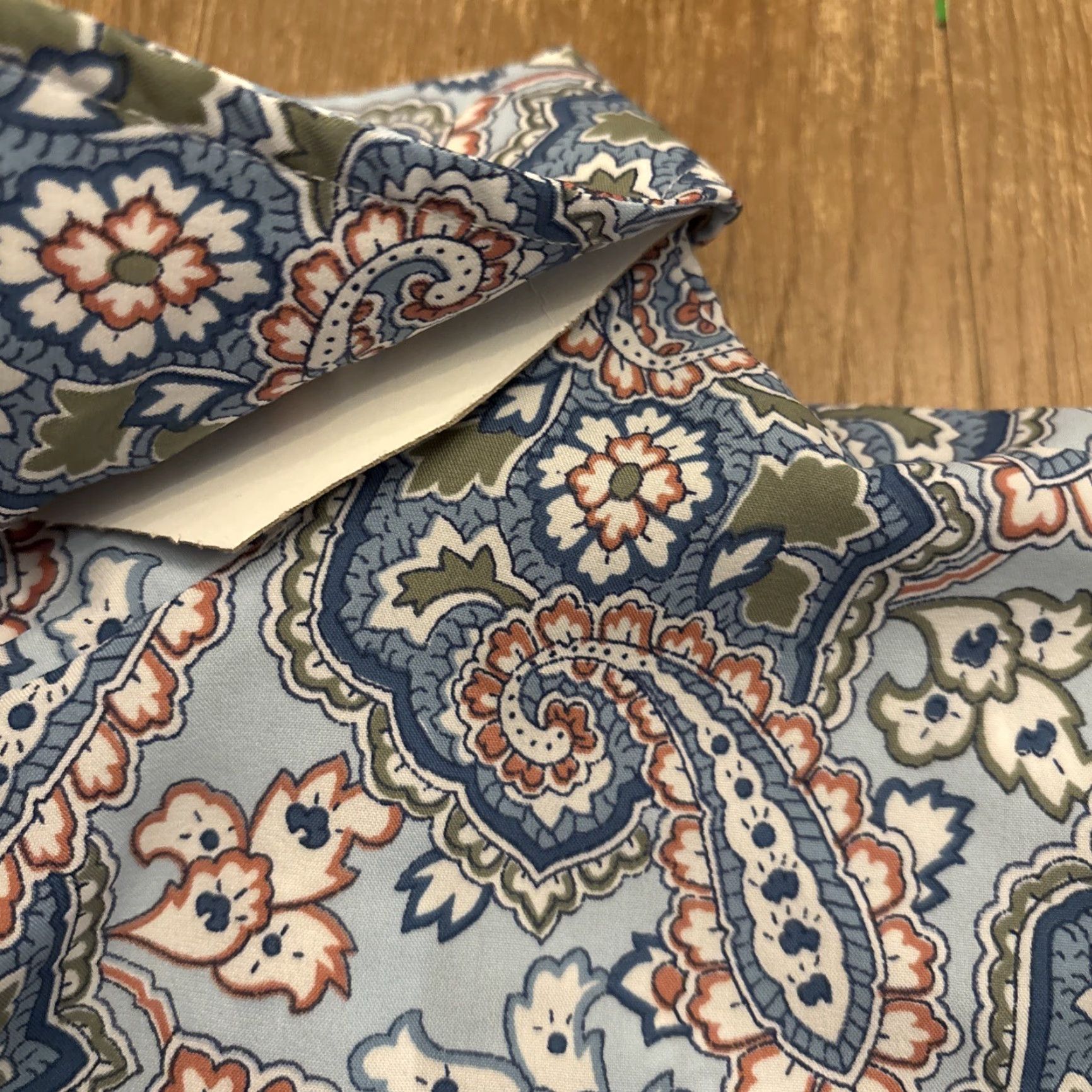 Vintage Jaymar Vintage Button-Up Long Sleeve Dress Shirt Medium Paisley 1970s Disco Size 40R - 5 Thumbnail